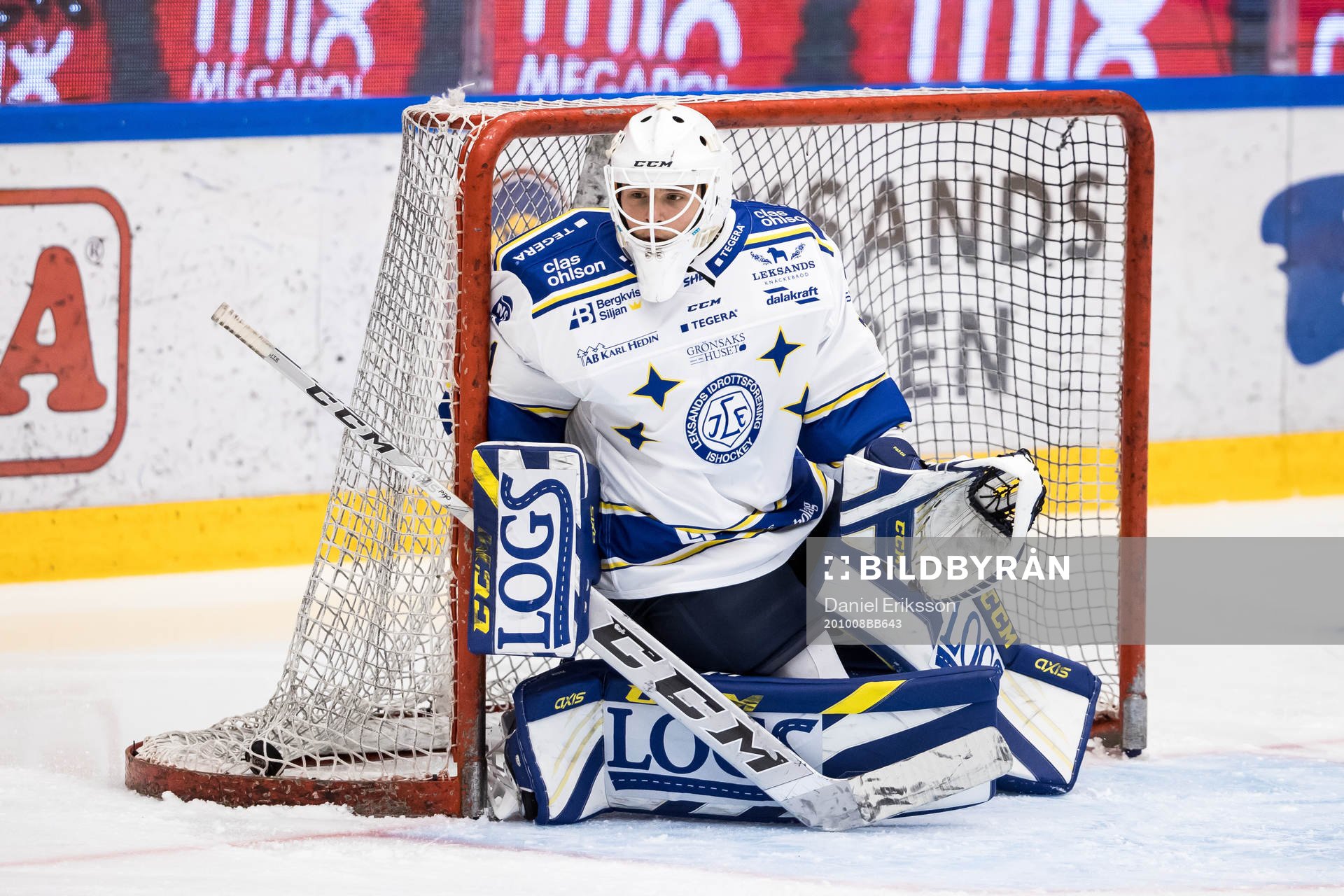 Leksands målvakt Isak Porsch