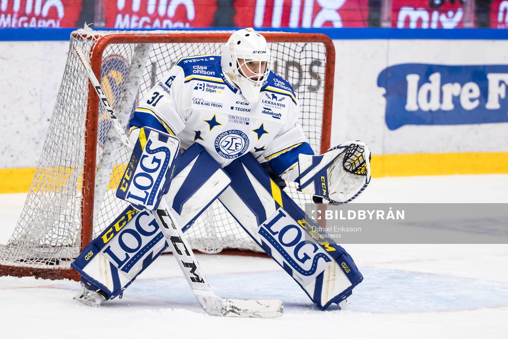 Leksands målvakt Isak Porsch