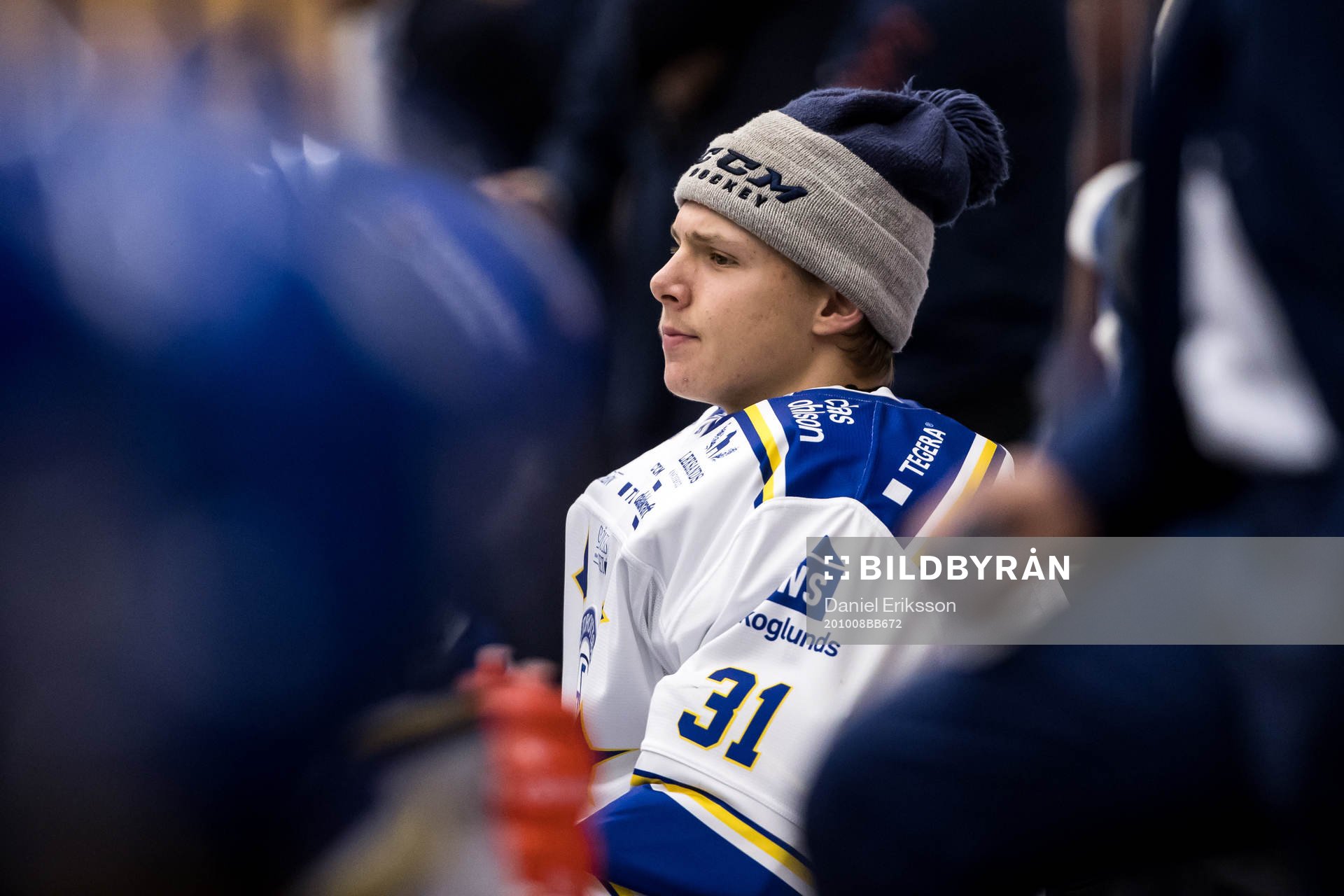 Leksands målvakt Isak Porsch