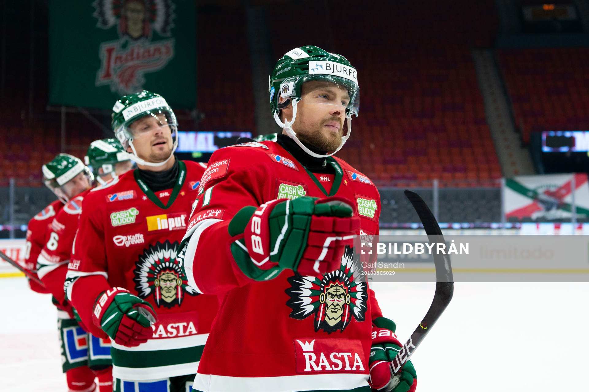 Frölundas Mats Rosseli Olsen jublar