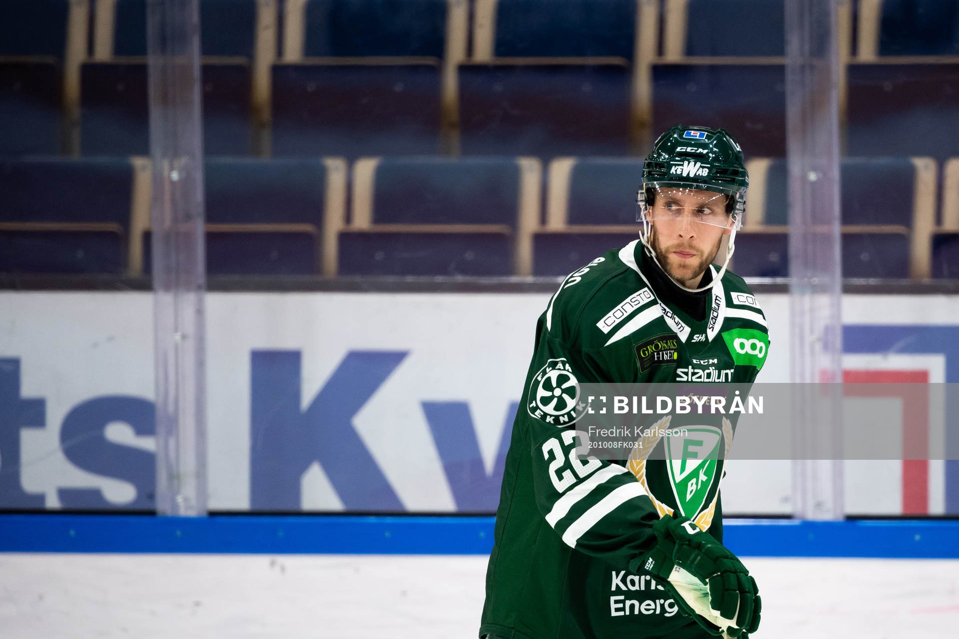 Färjestads Per Åslund deppar