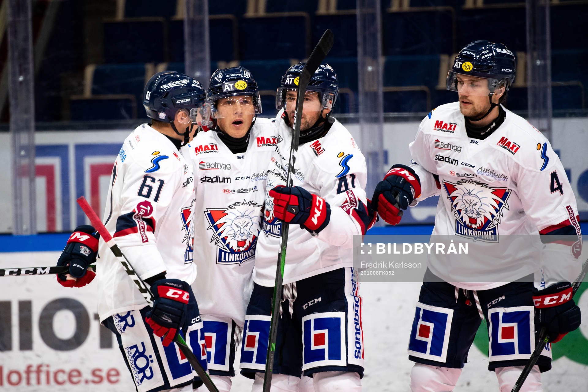 Linköpings Patrik Lundh jublar