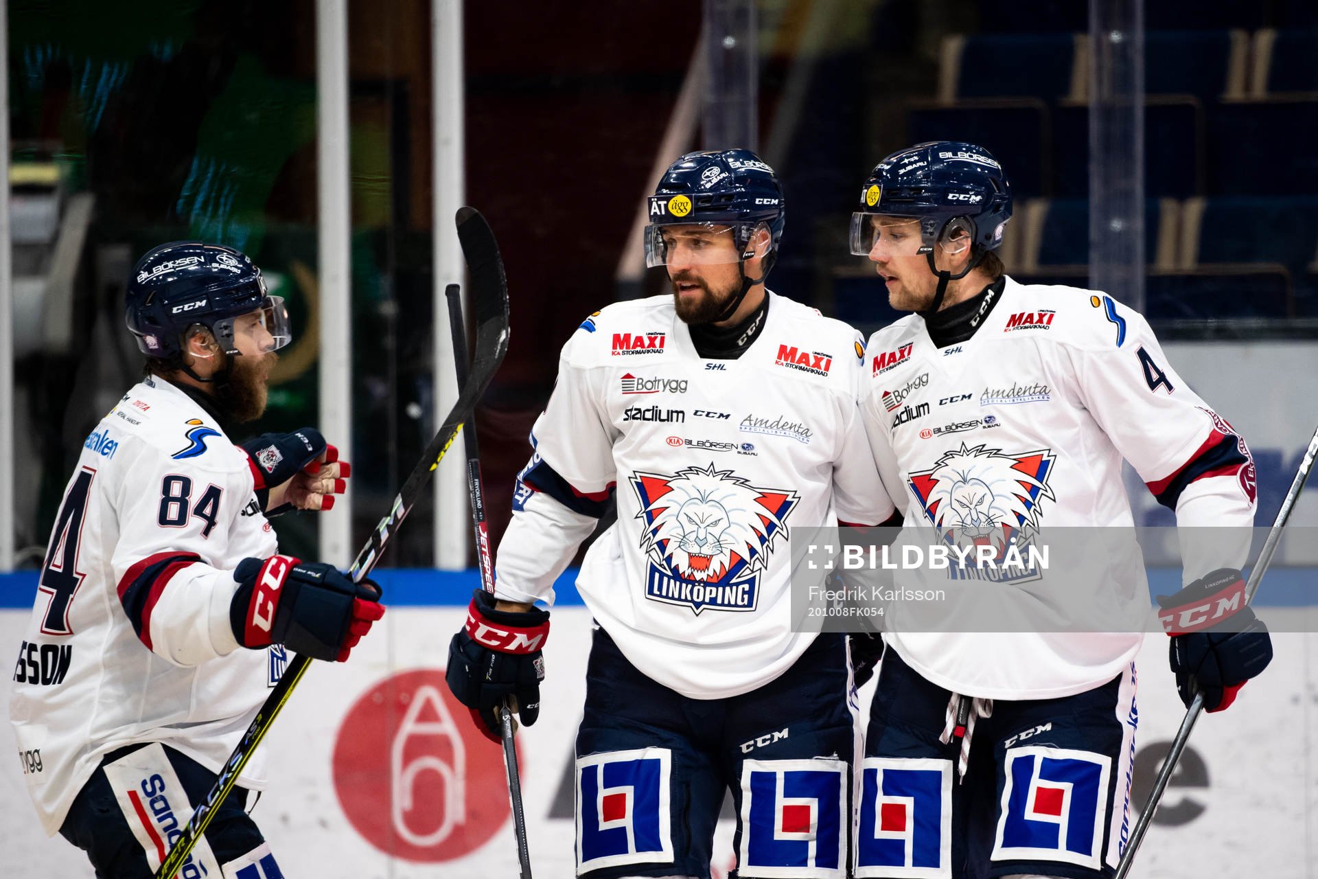 Linköpings Jimmy Andersson, Mikael Frycklund och Filip