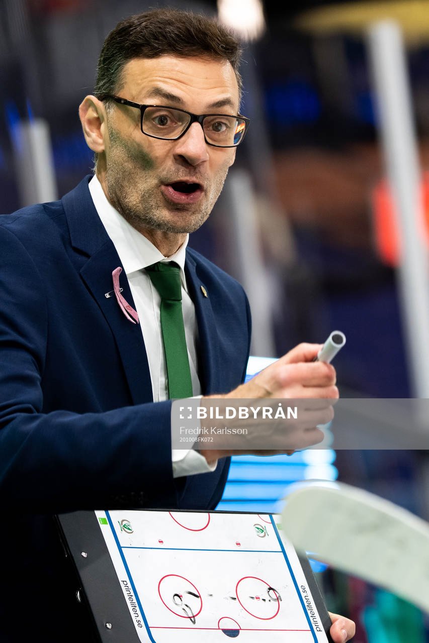 Färjestads assisterande tränare Peter Popovic