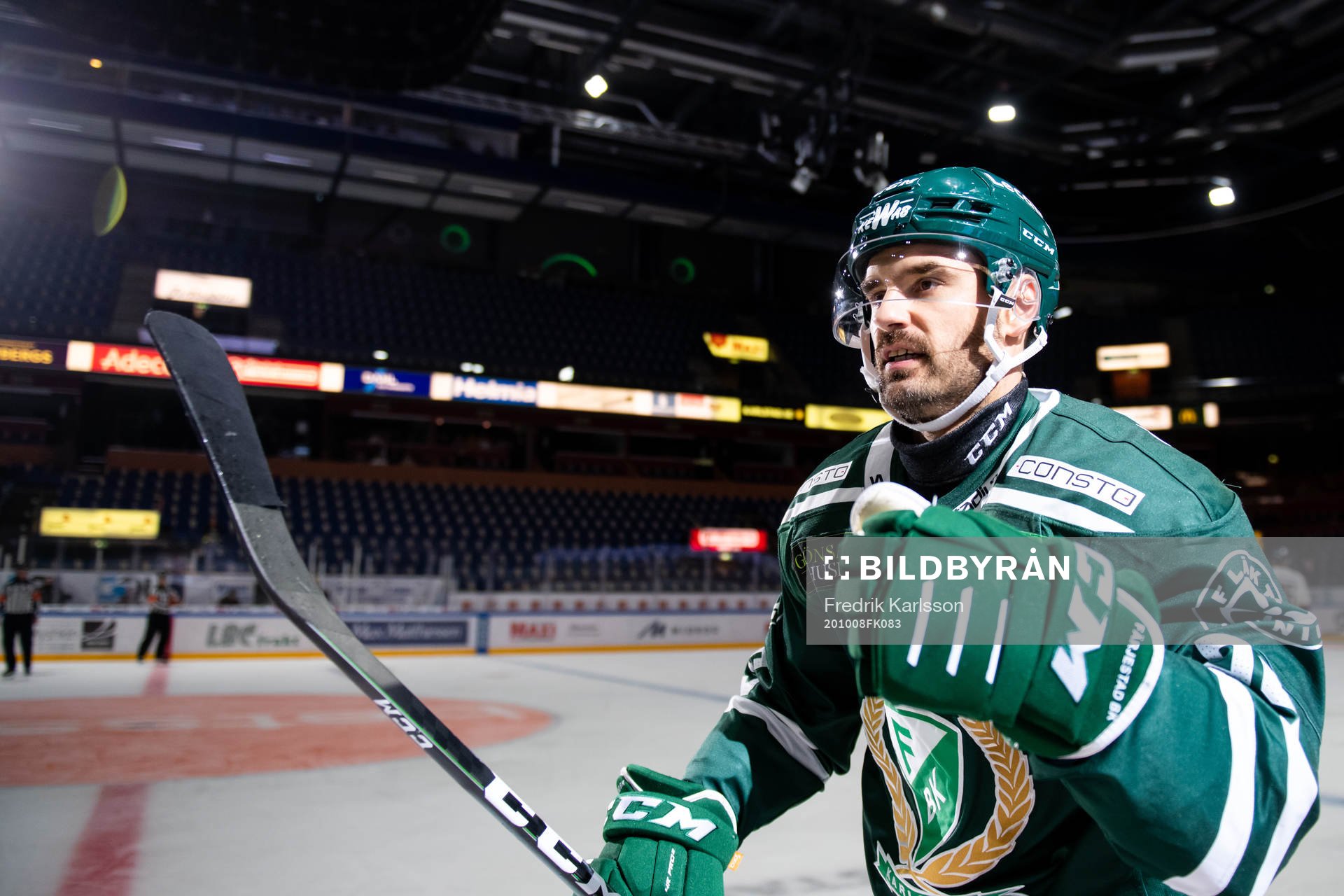 Färjestads Martin Johansson jublar