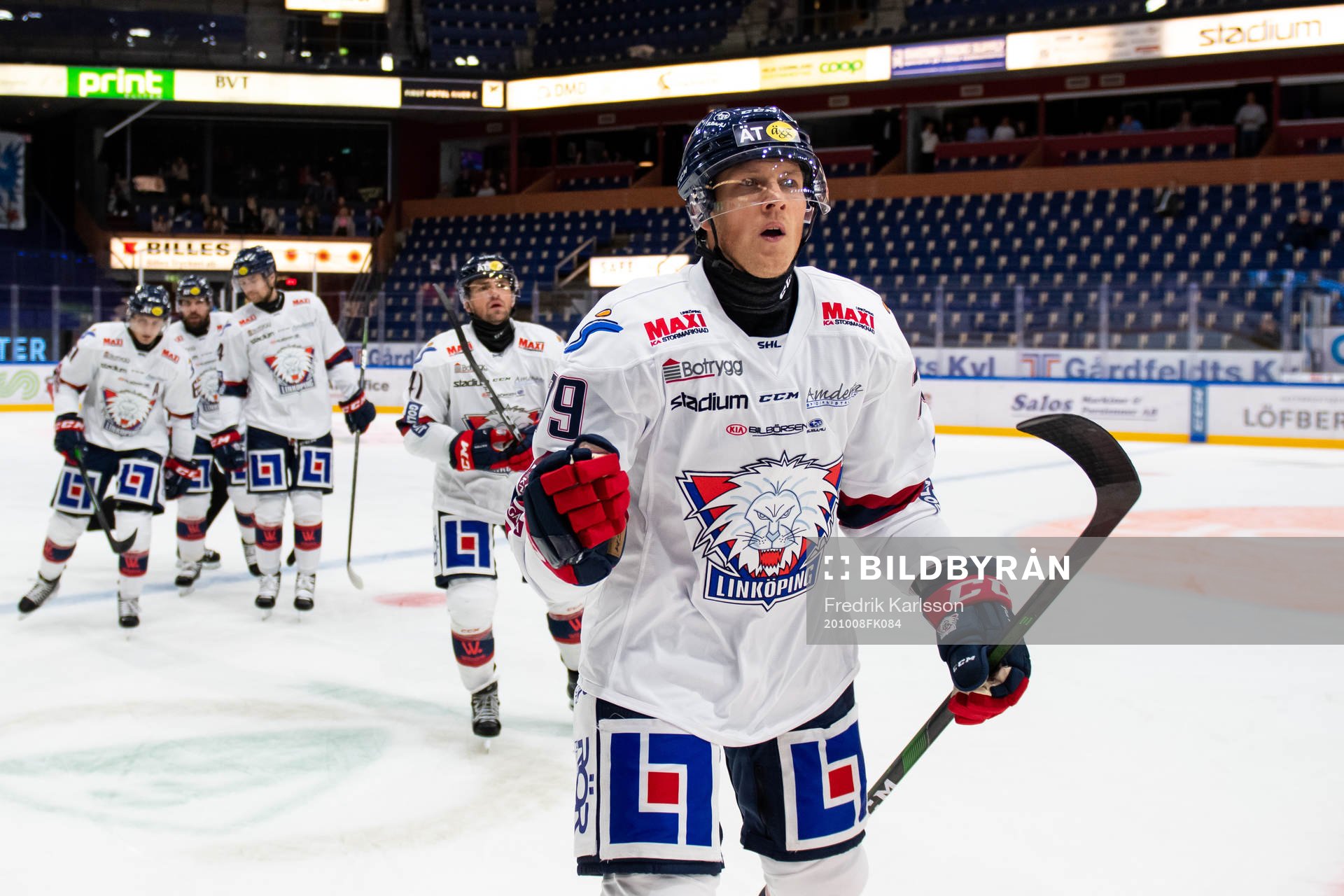 Linköpings Patrik Lundh jublar