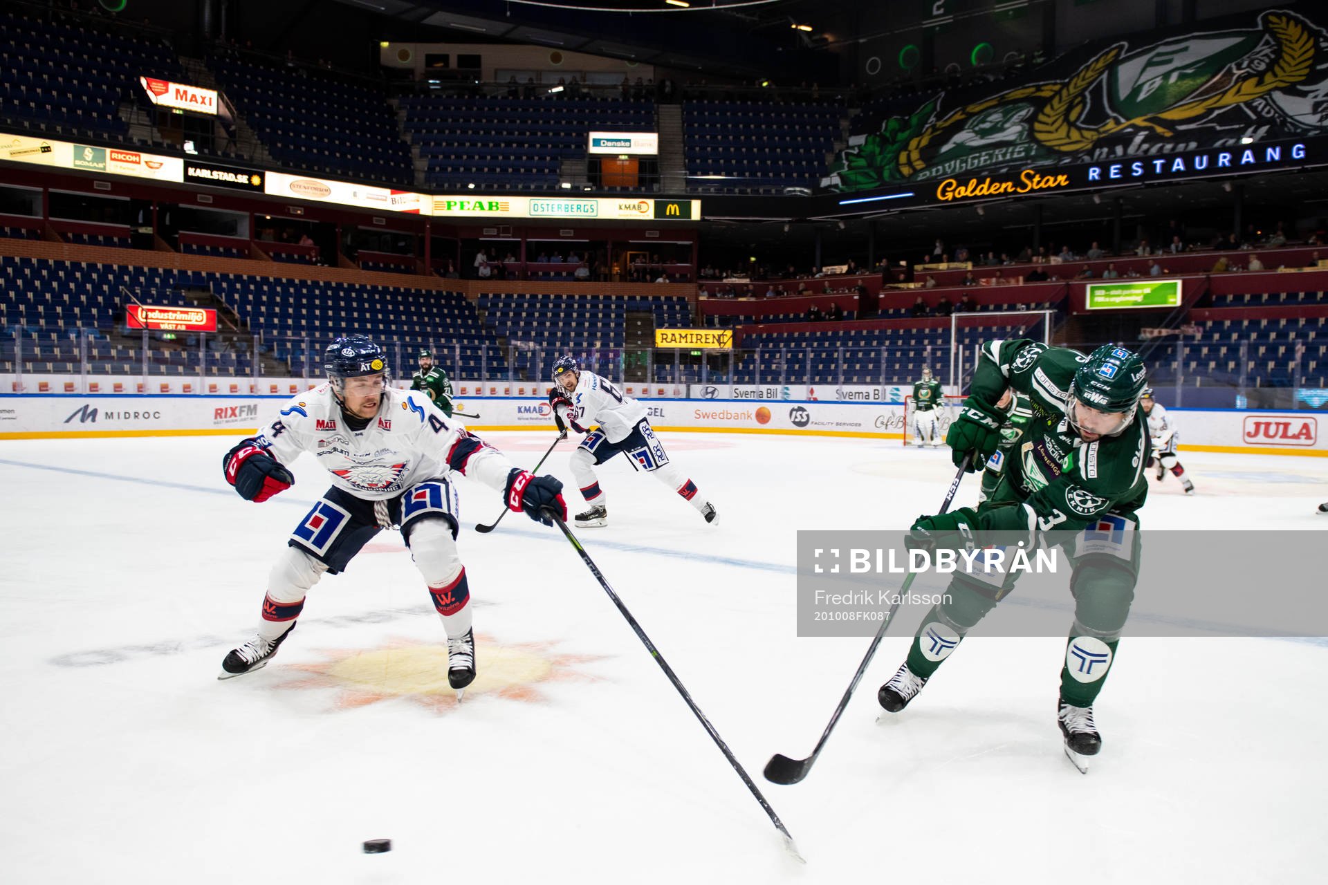 Linköpings Filip Berglund och Färjestads Jens Westin