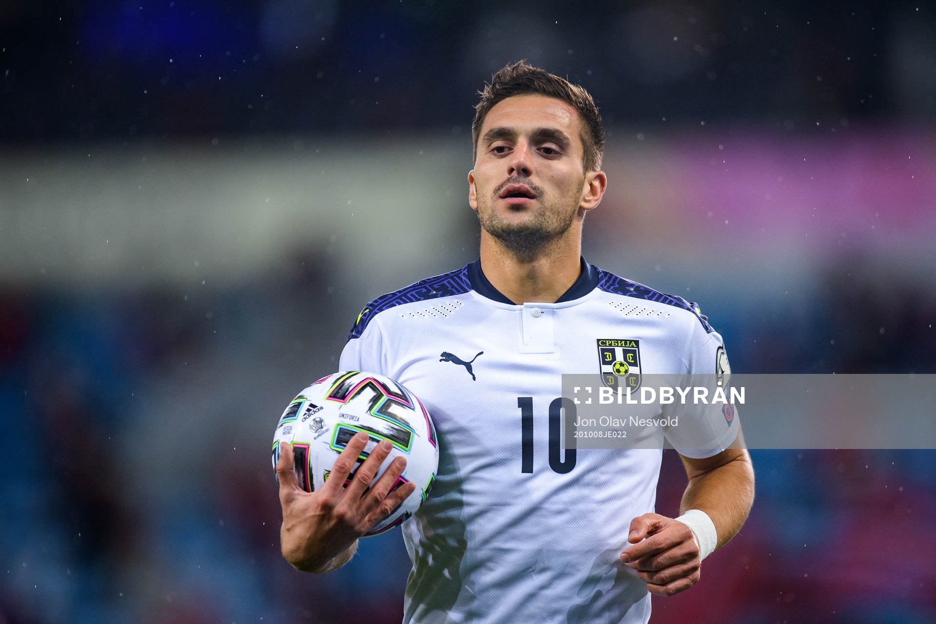 Dusan Tadic of Serbia