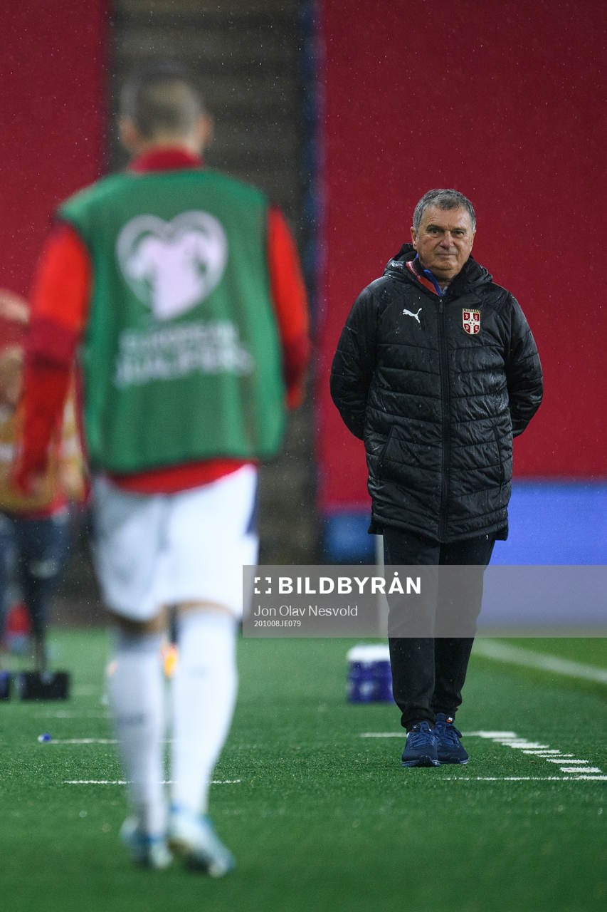 Ljubisa Tumbakovic, head coach of Serbia
