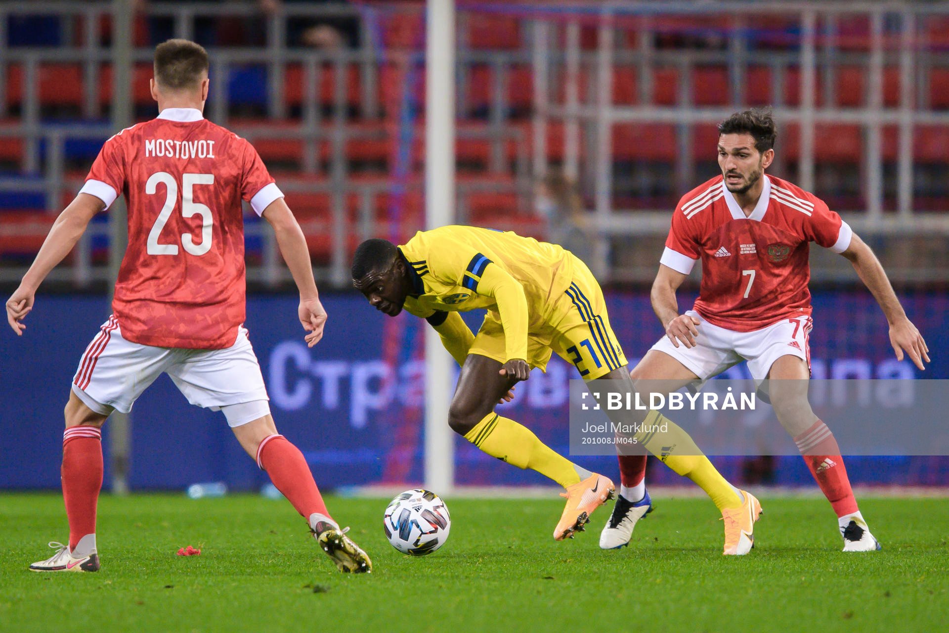 Ken Sema of Sweden against Andrei Mostovoy and Magomed