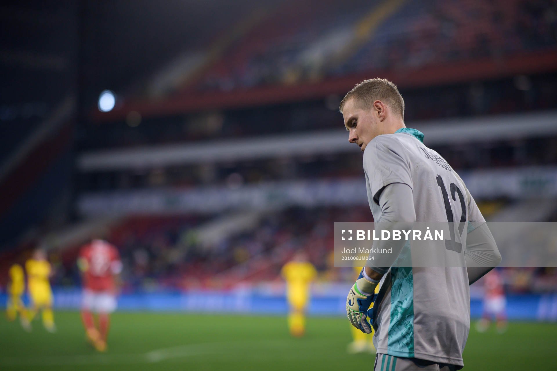 Goalkeeper Karl-Johan Johnsson of Sweden