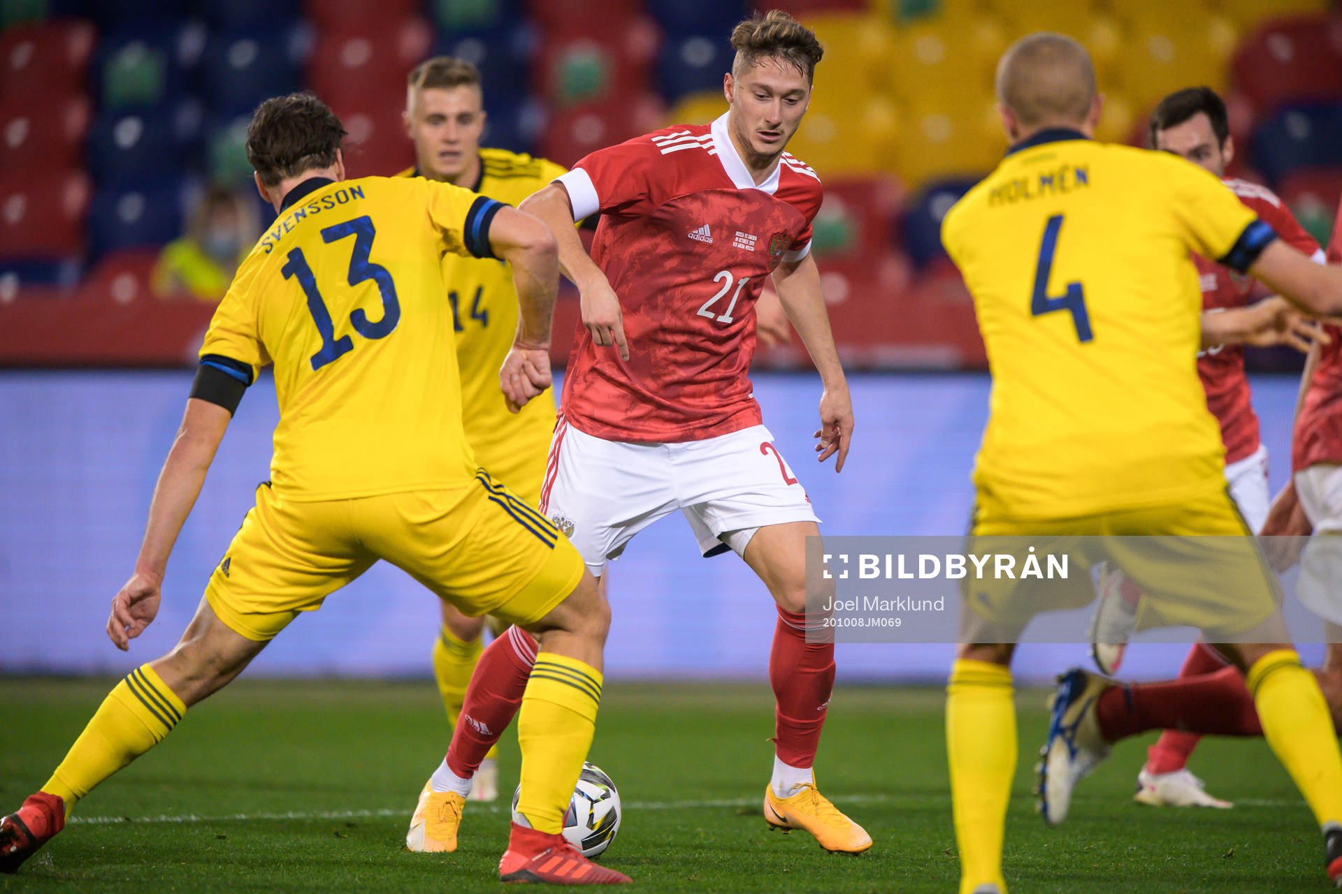 Gustav Svensson of Sweden and Anton Miranchuk of Russia