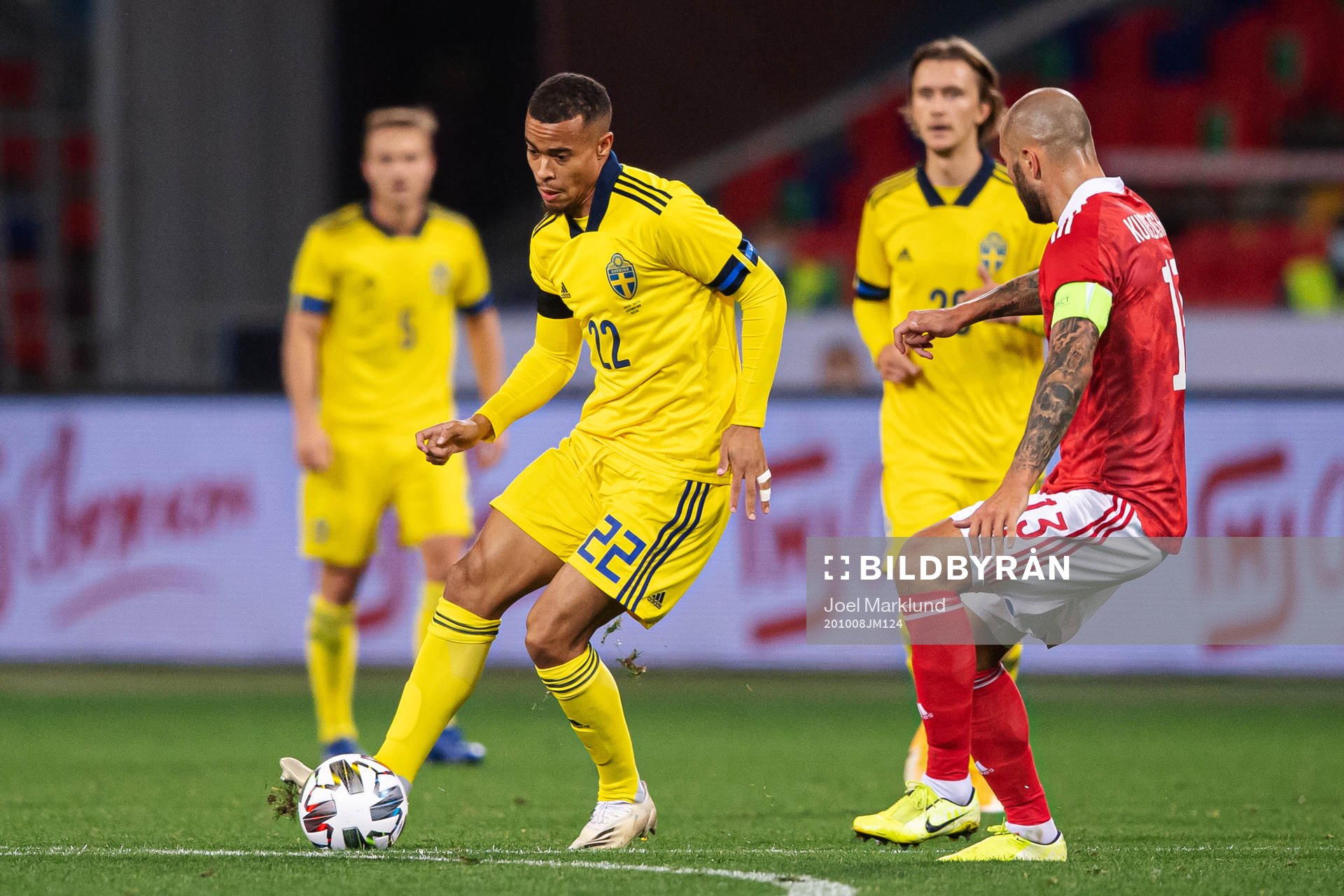 Robin Quaison of Sweden