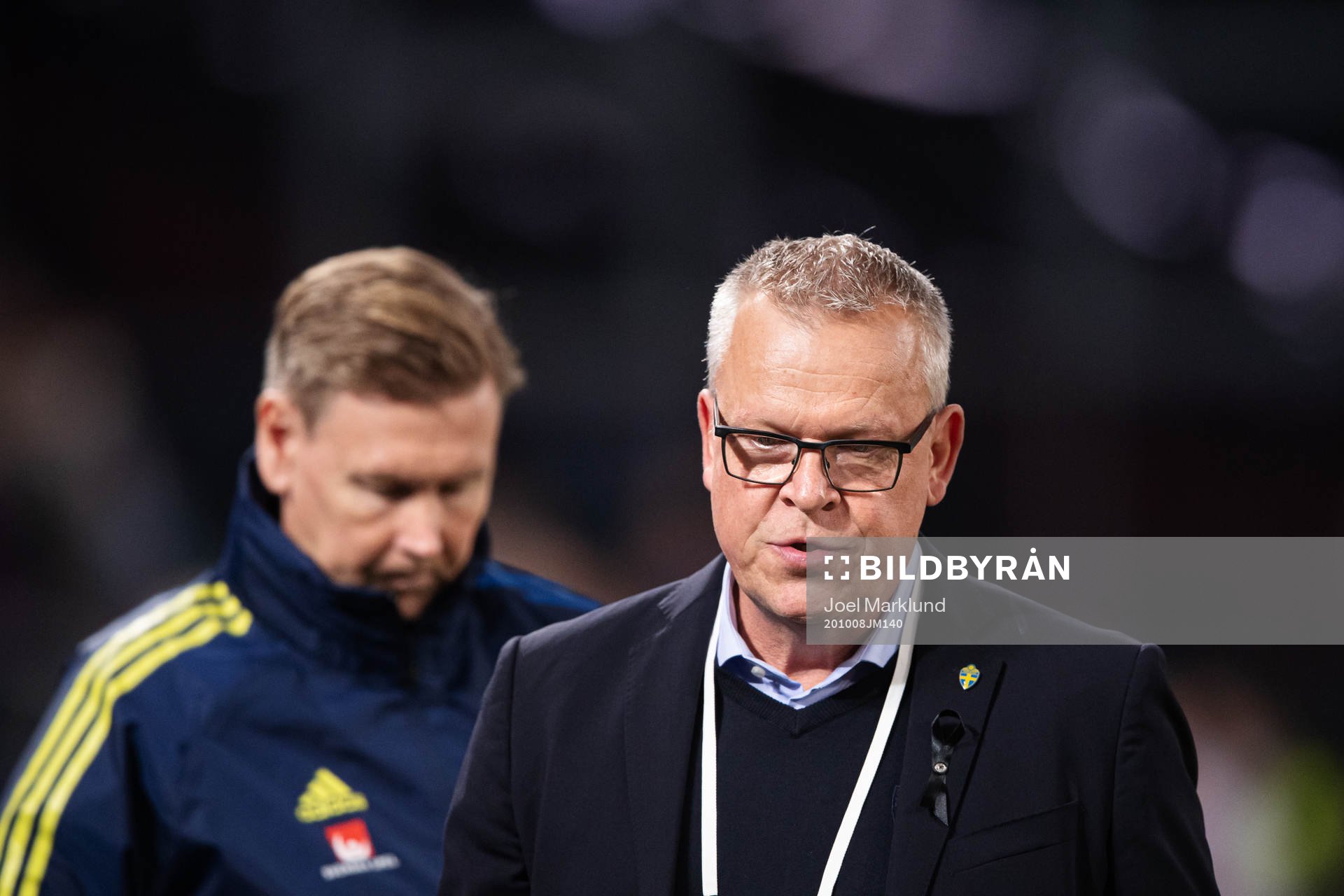 Assistant coach Peter Wettergren and head coach Janne