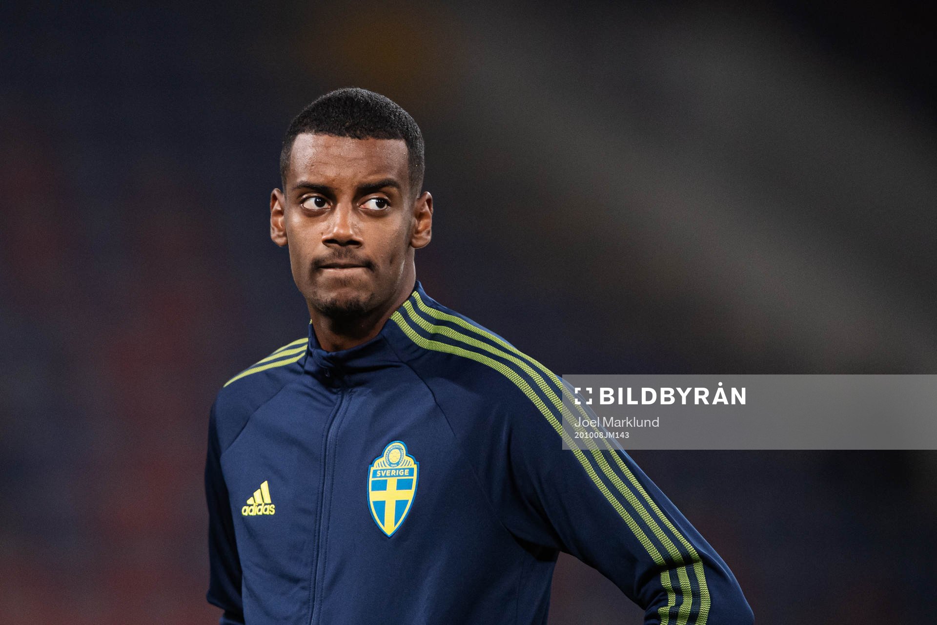 Alexander Isak of Sweden