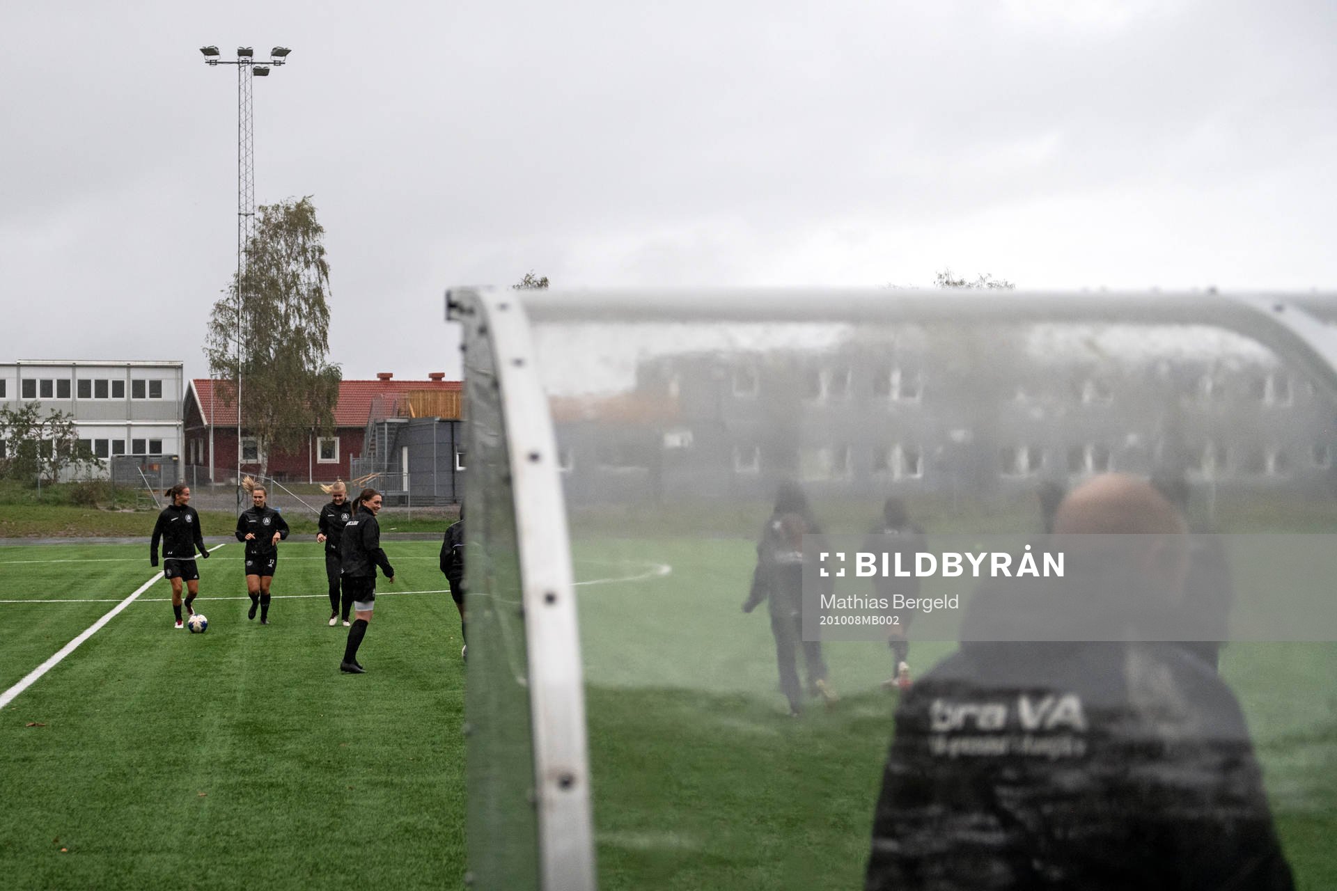 Alingsås KIK:s Jessica Julin under en fotbollsträning den 8 oktober 2020 i Alingsås.