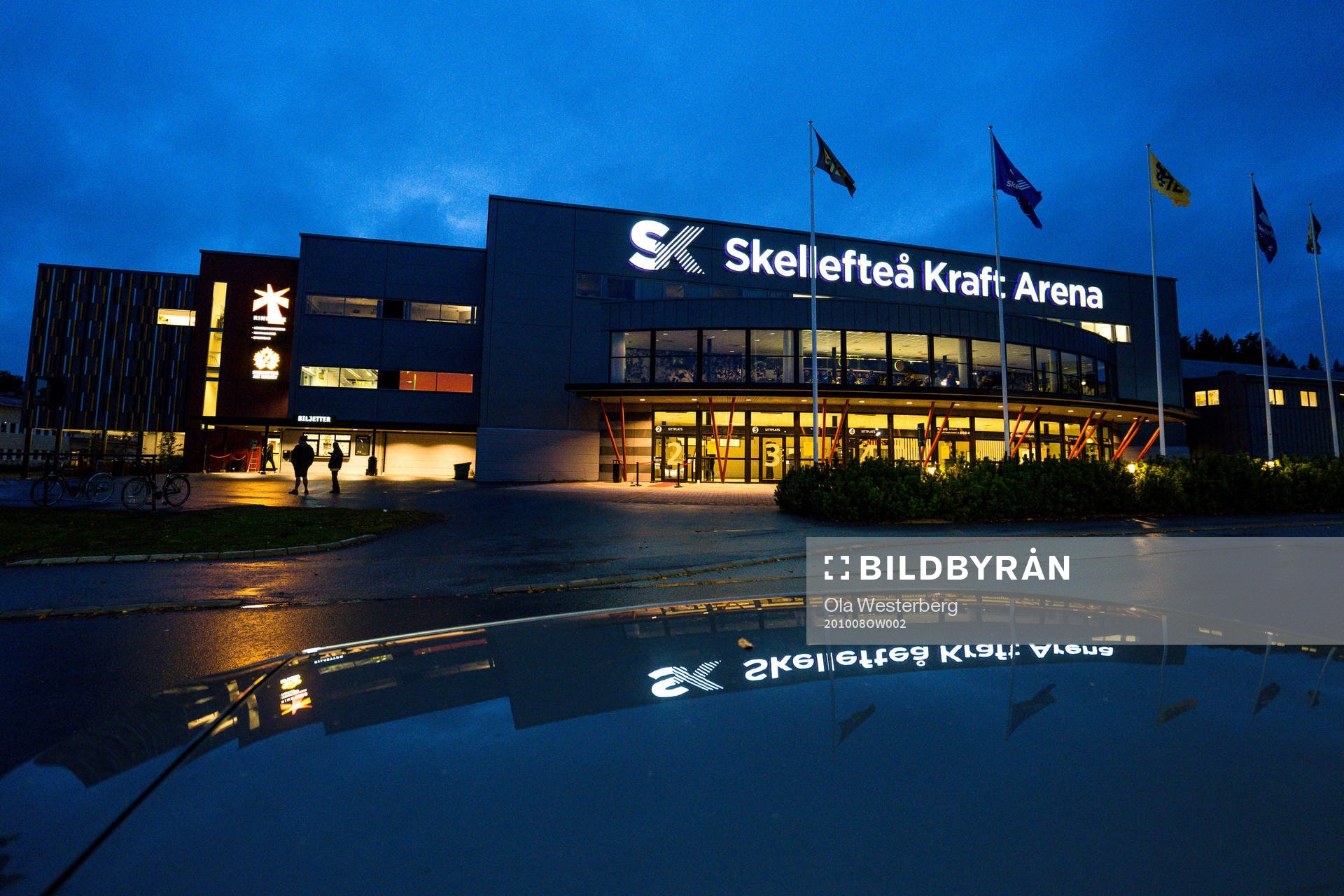 Skellefteå Kraft Arena exteriört