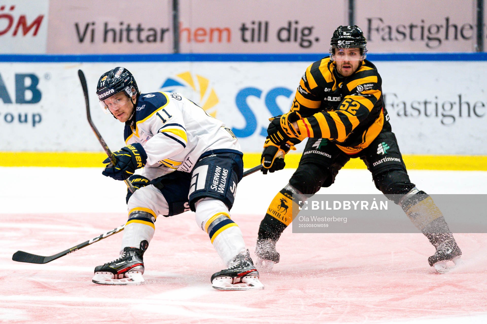 s Simon Önerud och Skellefteås Arvid Lundberg