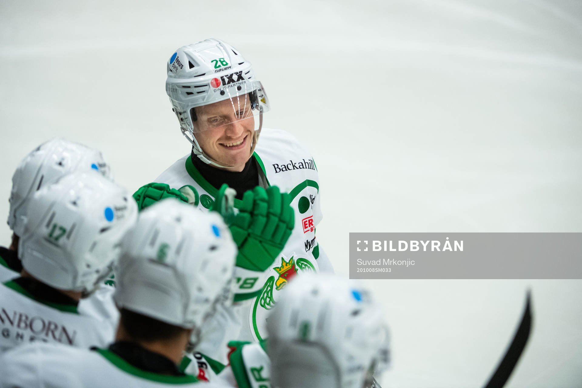 Rögles Anton Bengtsson jublar