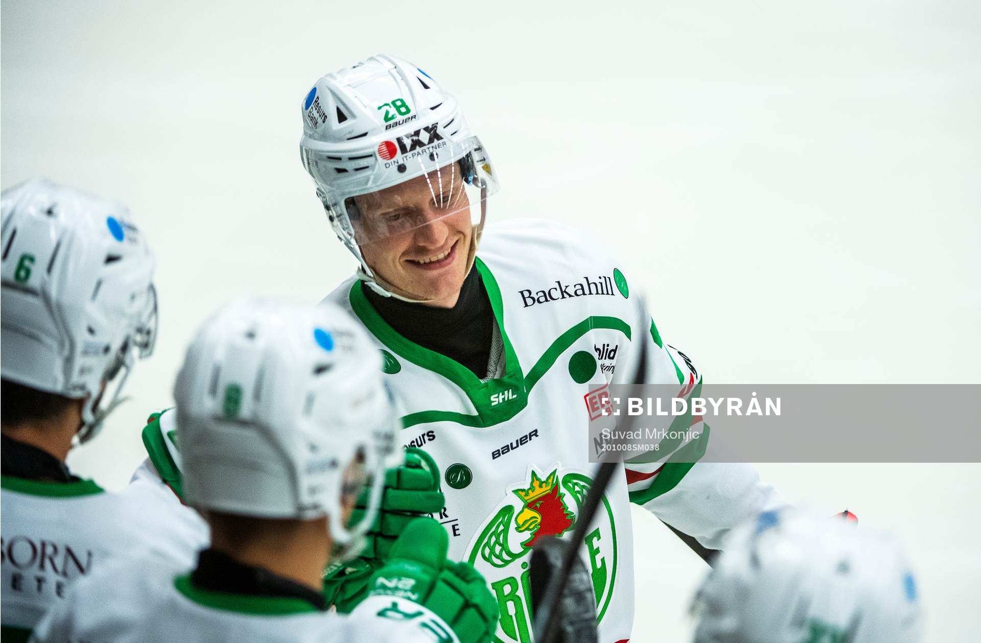 Rögles Anton Bengtsson jublar