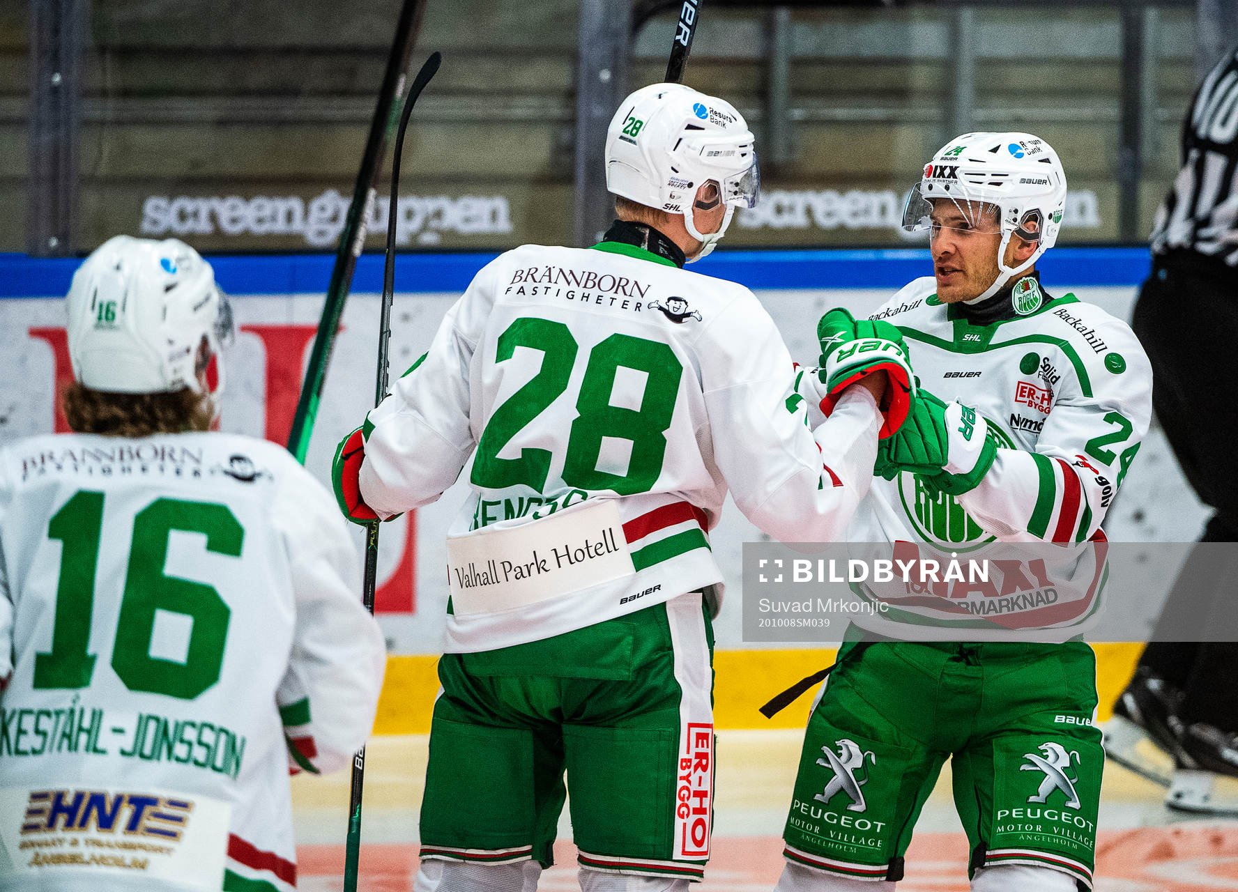 Rögles Anton Bengtsson jublar