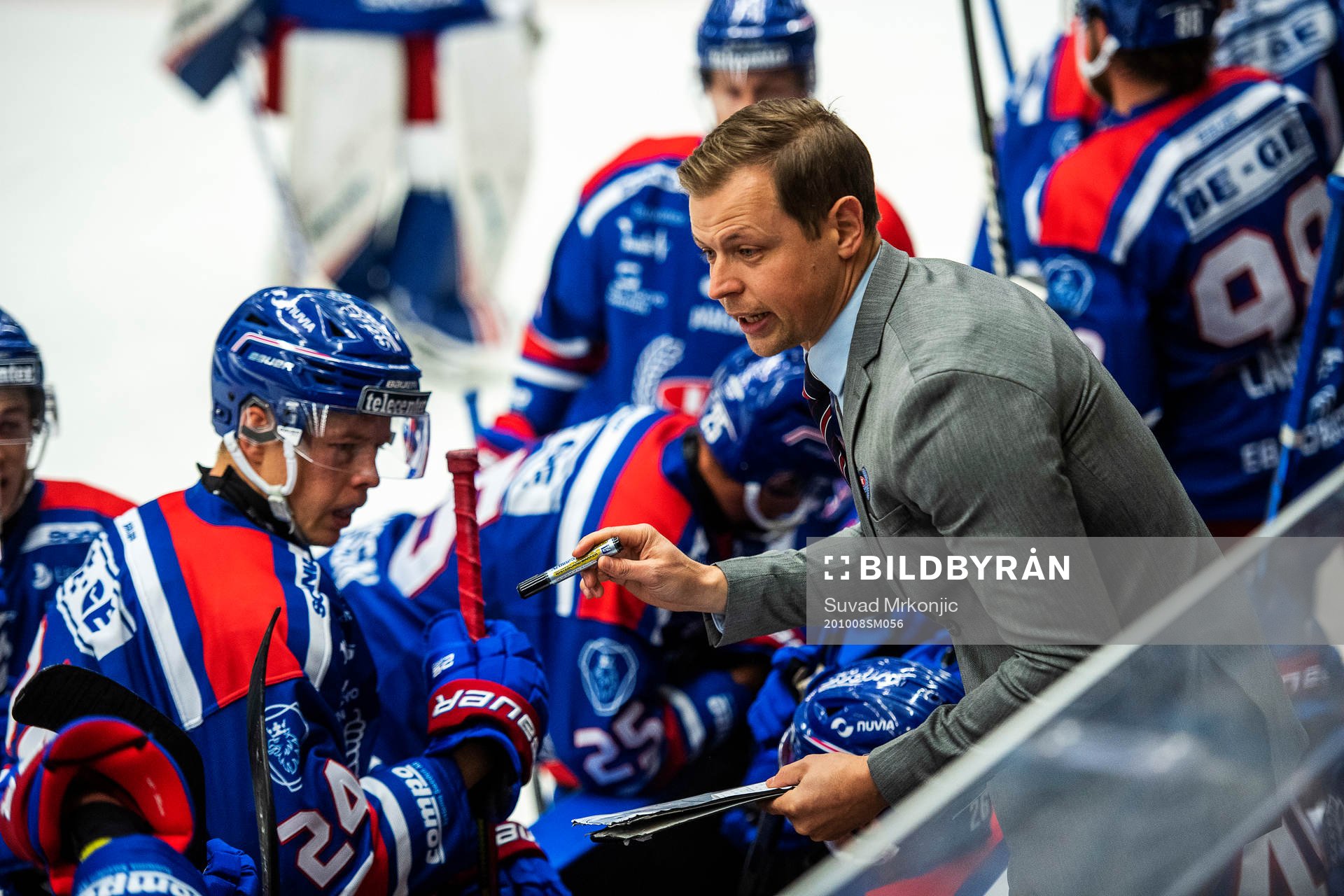 Oskarshamns tränare Martin Filander