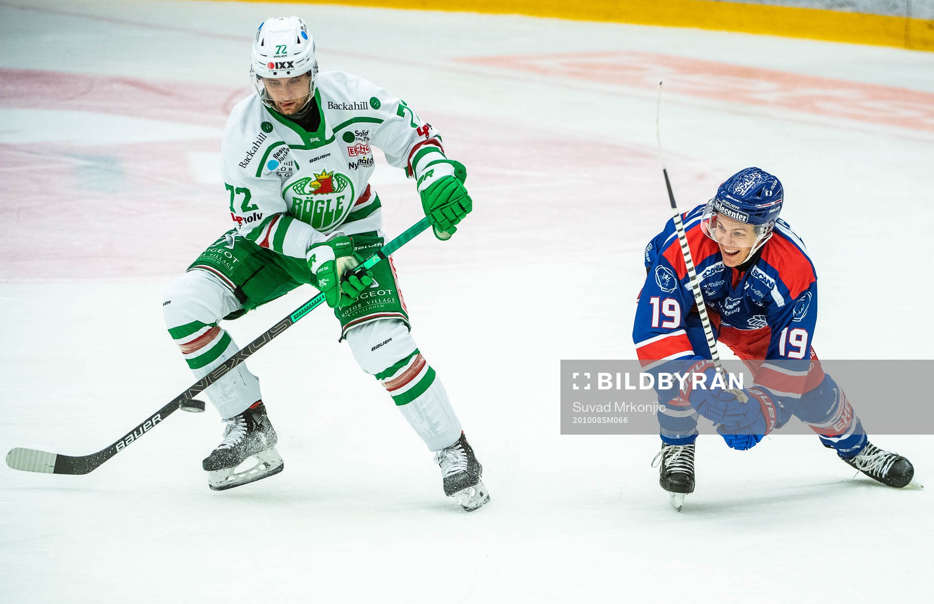 Oskarshamns Tyler Kelleher och Rögles Daniel Zaar