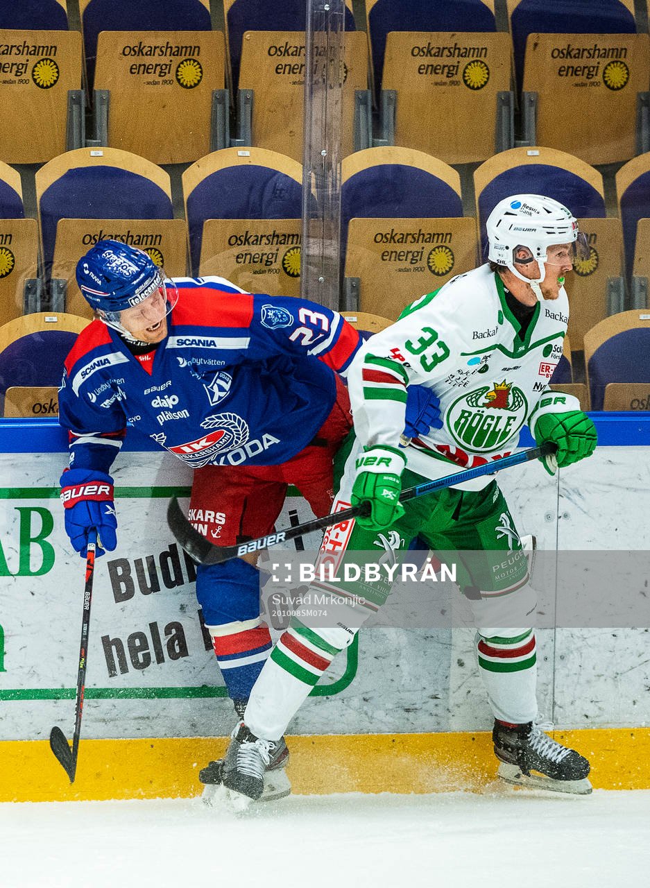 Oskarshamns Oscar Sundh och Rögles Niklas Hansson