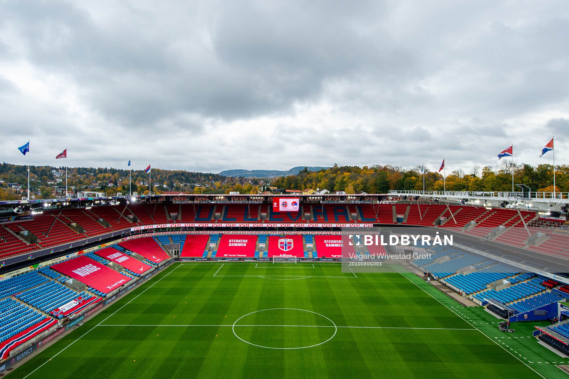General view of Ullevaal Stadion