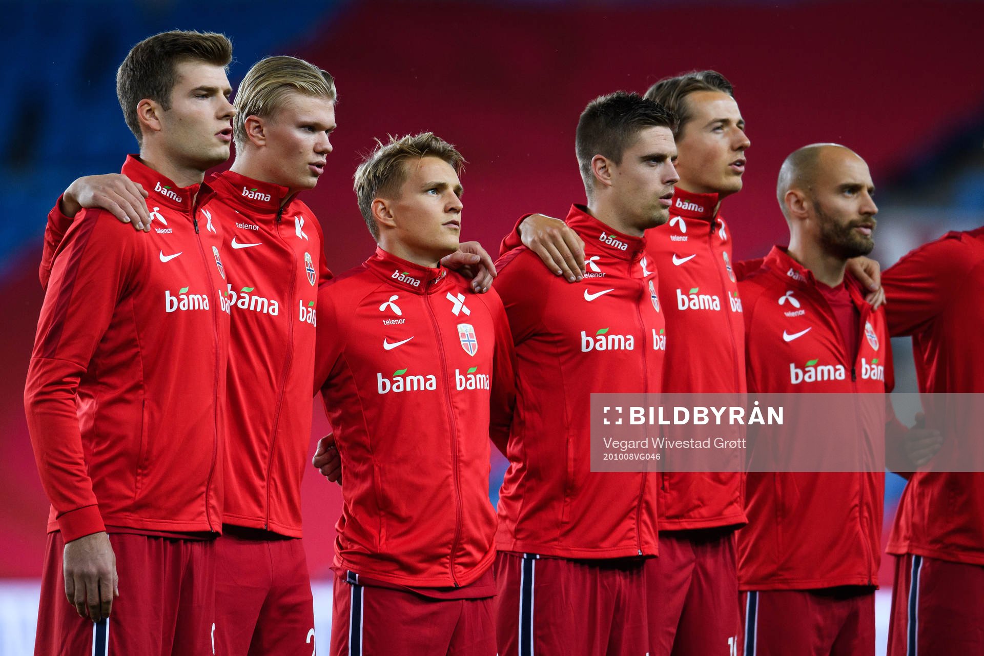 Alexander Sørloth, Erling Braut Haaland, Martin Ødegaard