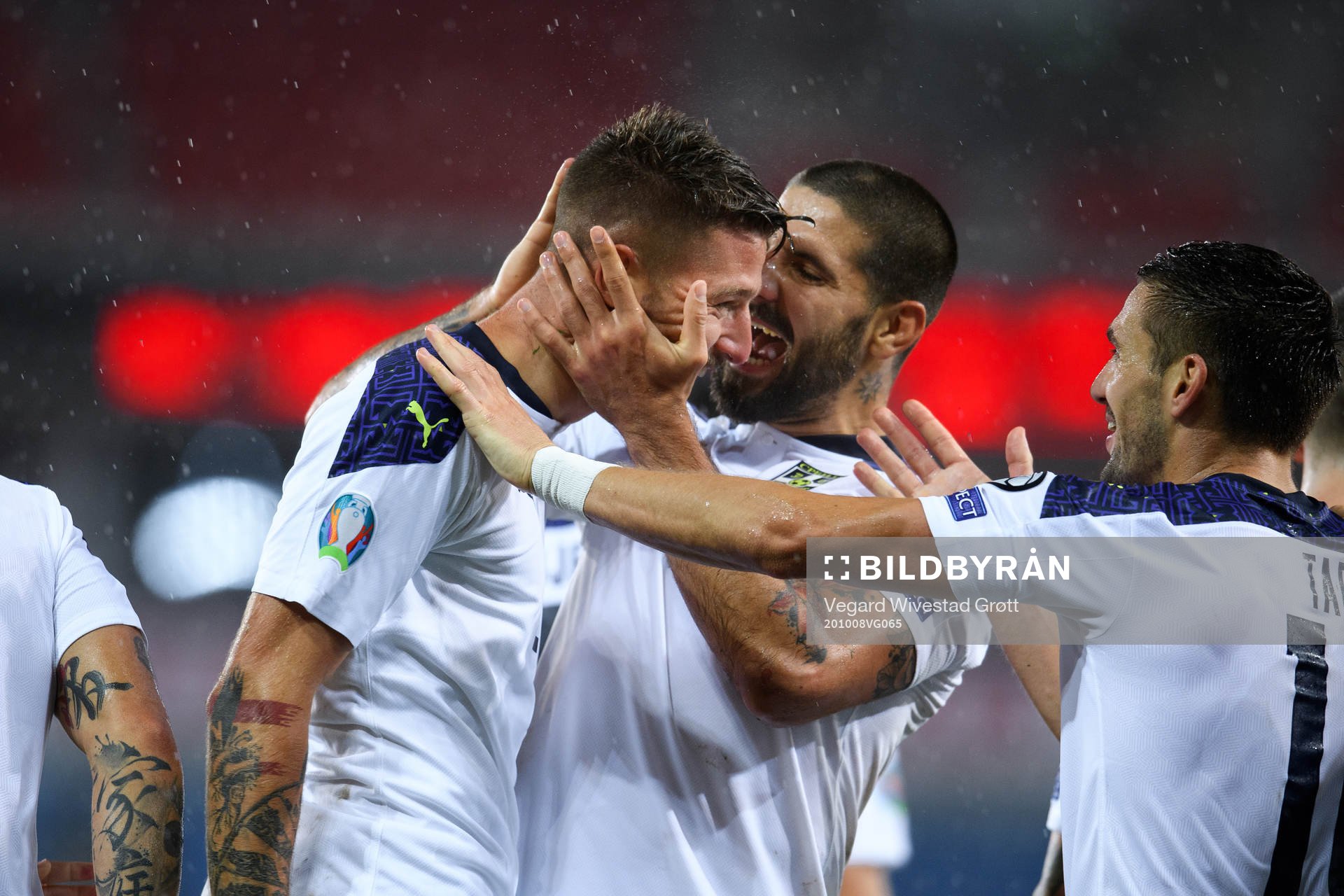 Sergej Milinkovic-Savic, Aleksandar Mitrovic and Dusan