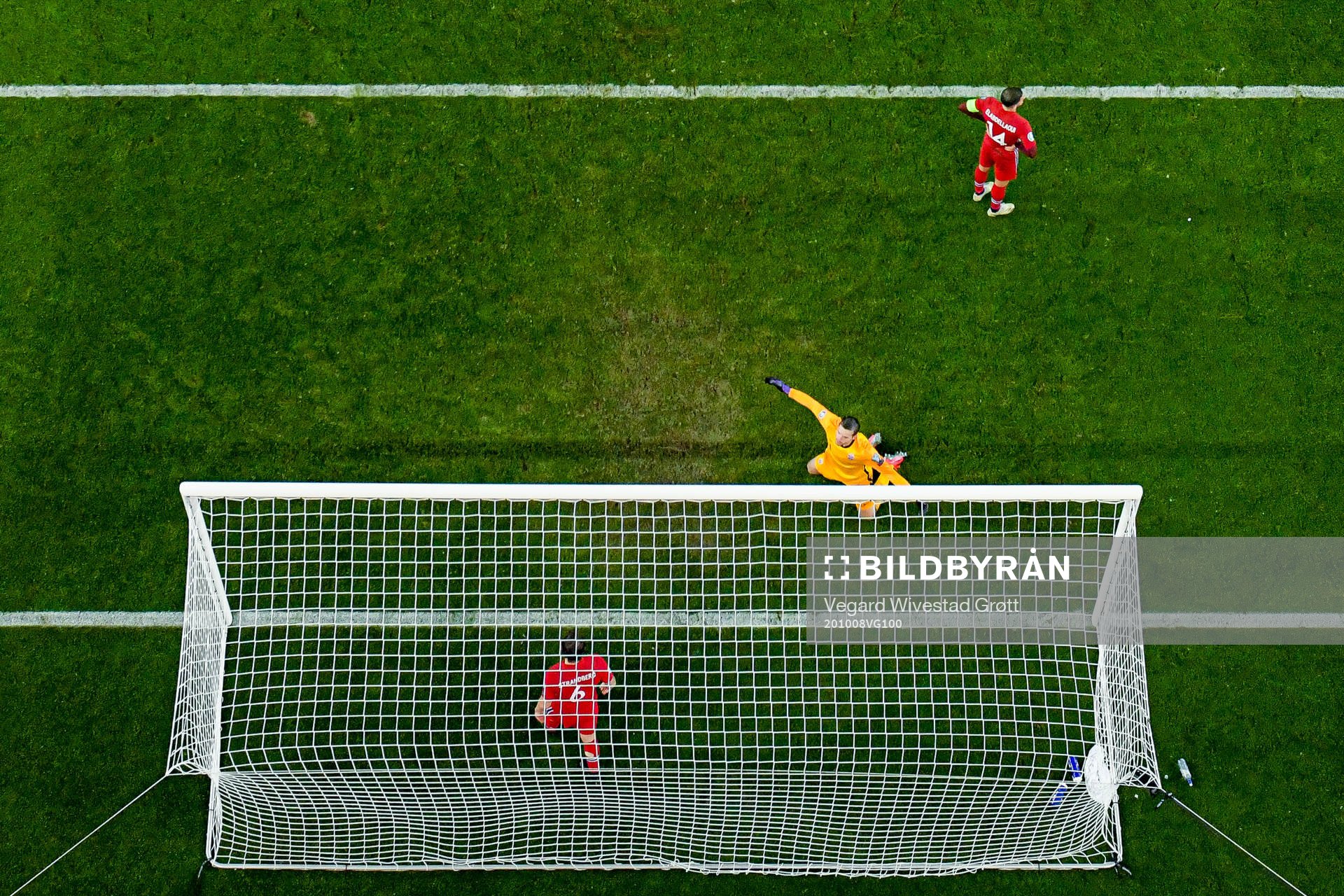 Stefan Strandberg, goalkeeper Rune Almenning Jarstein and
