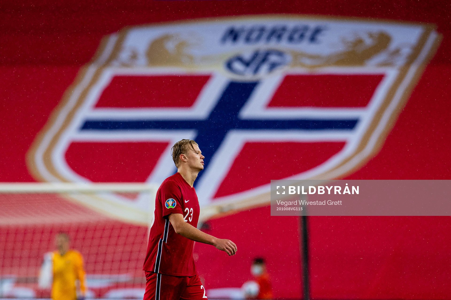 Erling Braut Haaland of Norway looks dejected