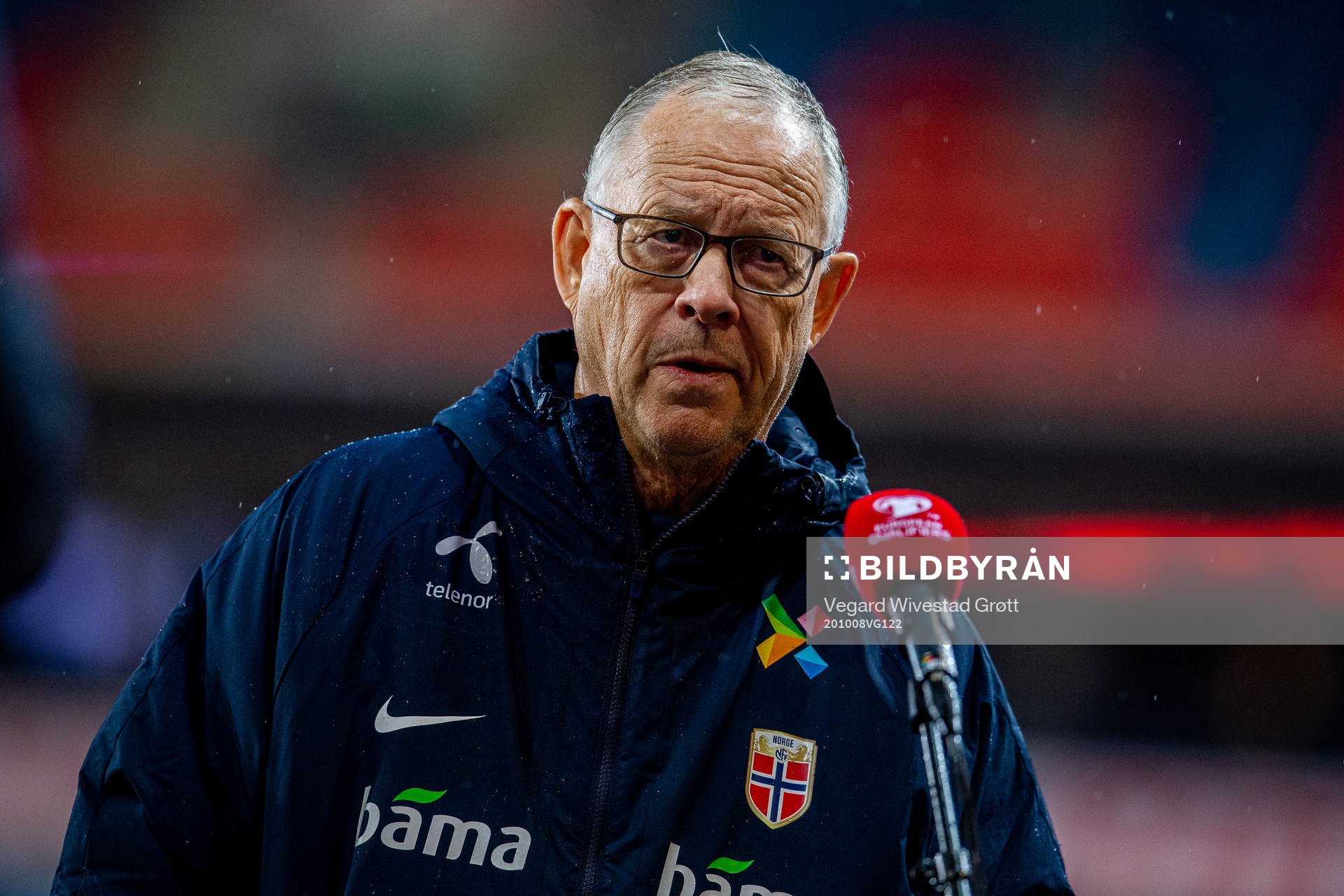 Lars Lagerbäck, head coach of Norway
