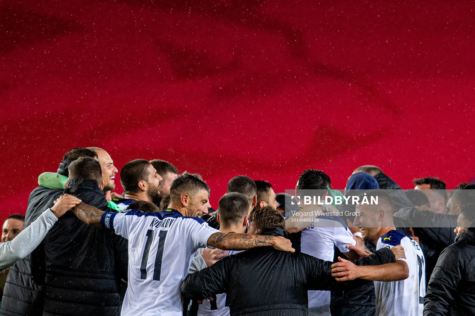 Aleksandar Kolarov, Sergej Milinkovic-Savic and players of