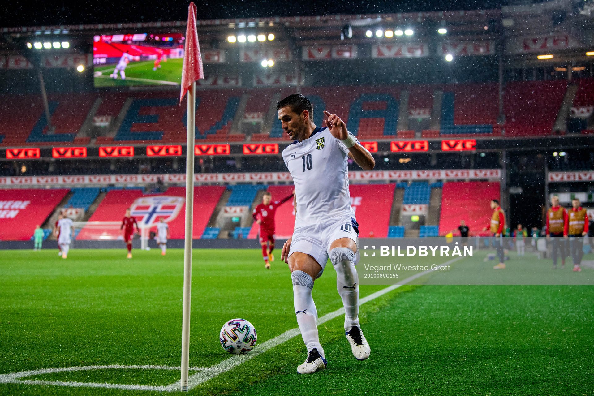 Dusan Tadic of Serbia