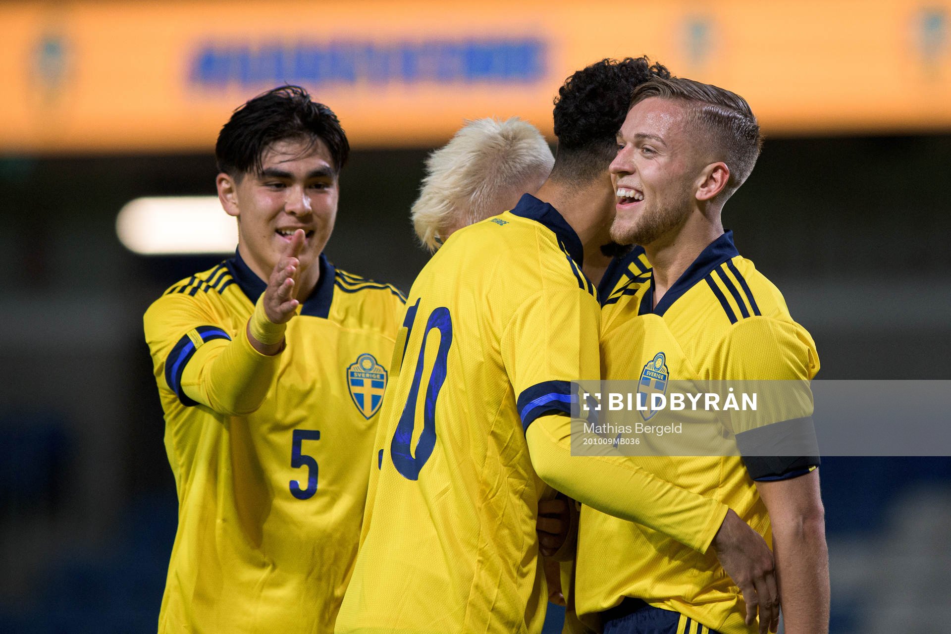 Jesper Karlsson, Eric Kahl and Daleho Irandust of Sweden