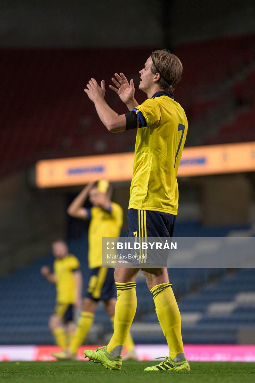 August Erlingmark of Sweden reacts