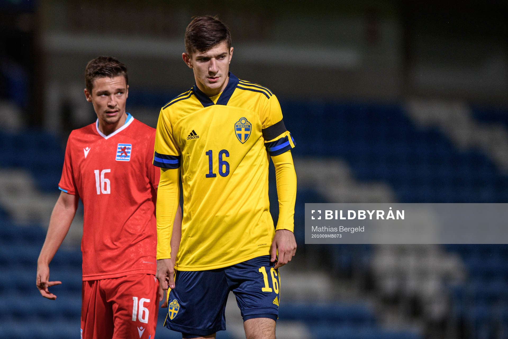 Lucas Coopmans of Luxembourg and Armin Gigovic of Sweden