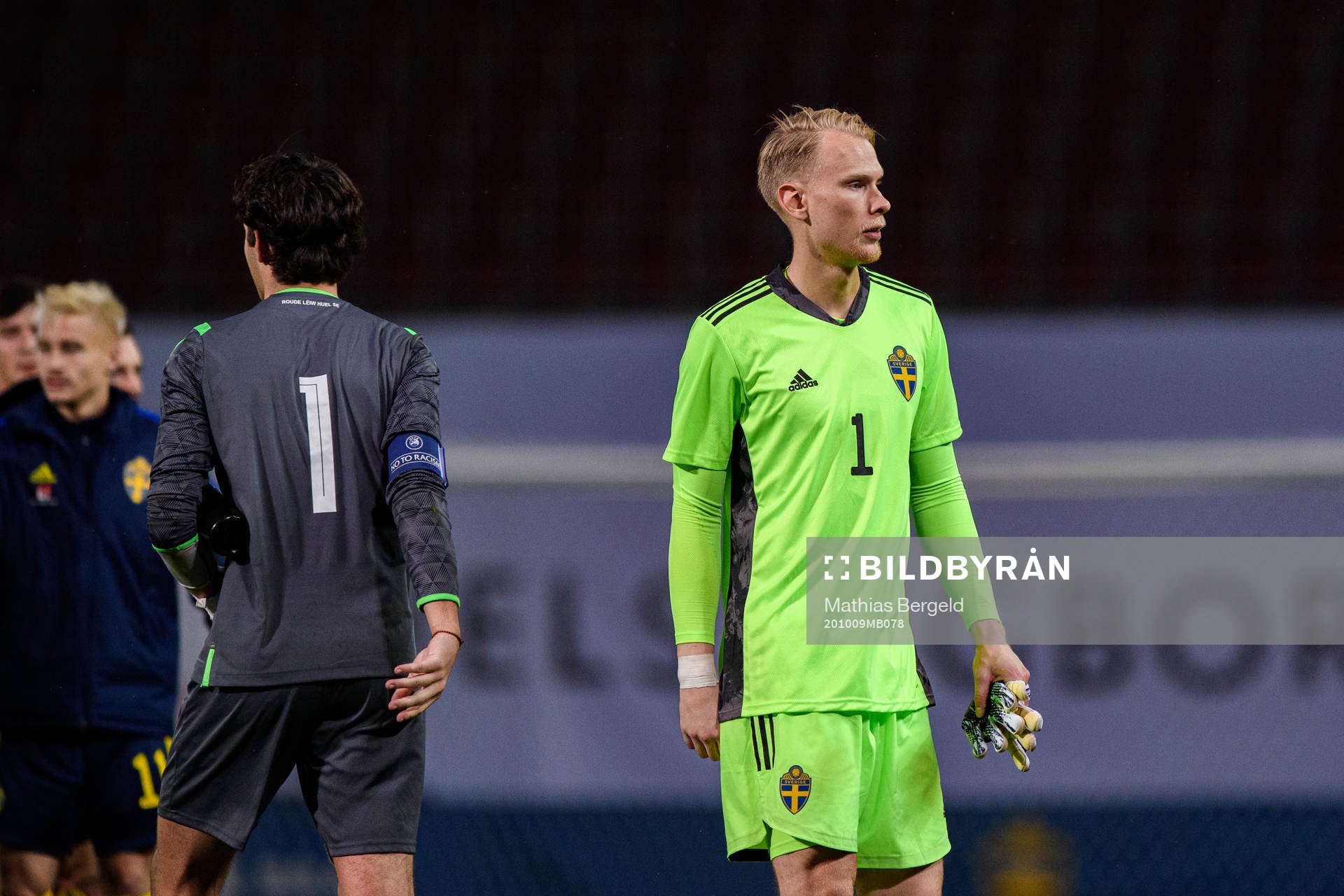 Goalkeeper Tom Ottele of Luxembourg and goalkeeper Pontus