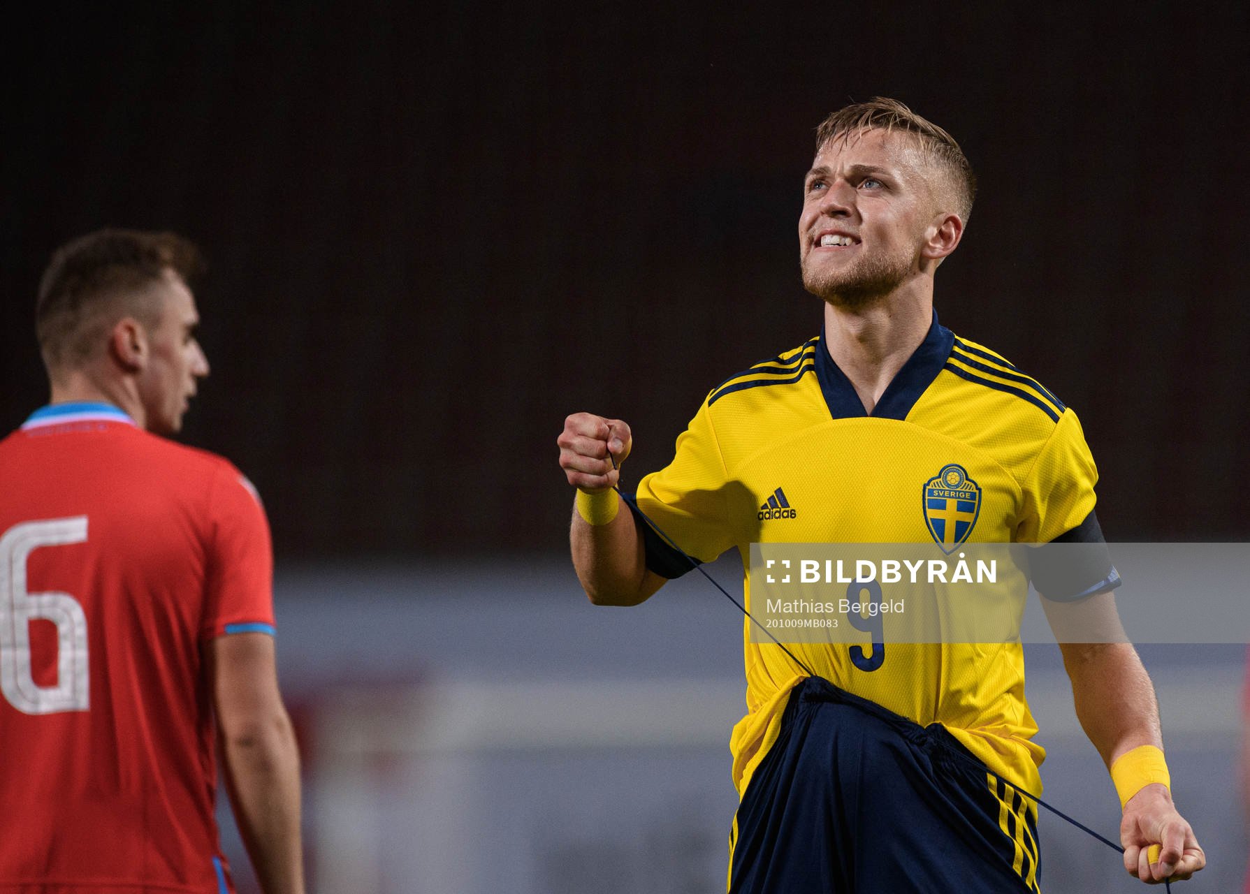 Jesper Karlsson of Sweden reacts