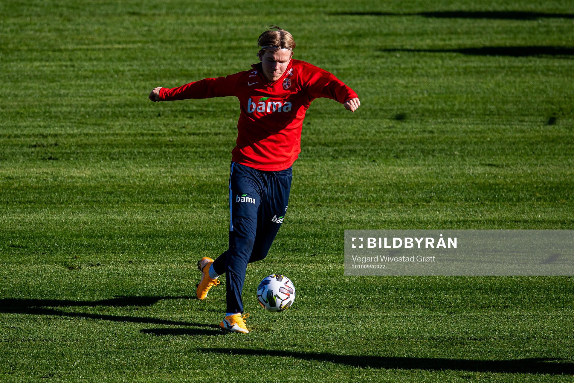 Jens Petter Hauge of the Norwegian national football team
