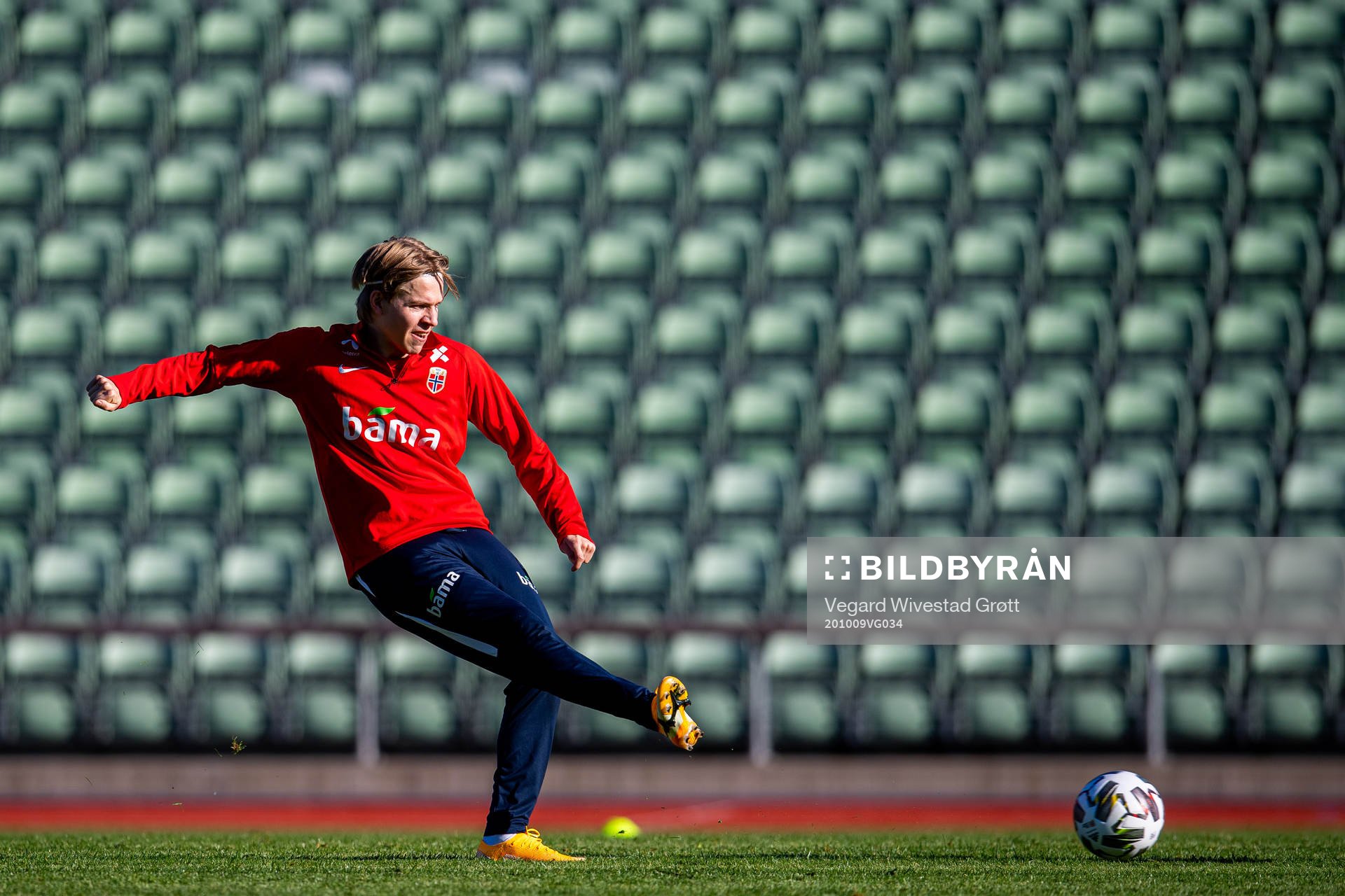 Jens Petter Hauge of the Norwegian national football team