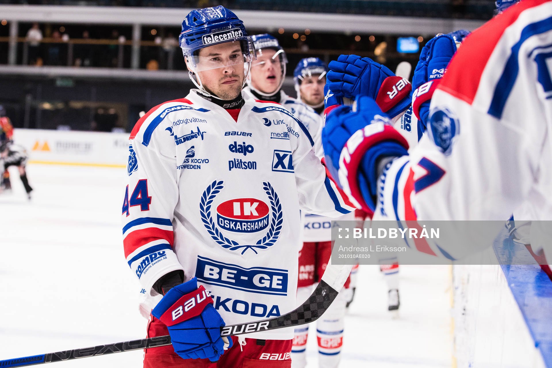 Oskarshamns Nolan Zajac jublar