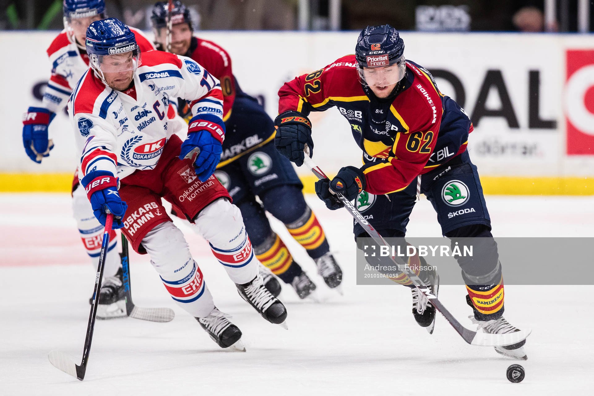 Oskarshamns Jonas Engström och Djurgårdens Manuel Ågren