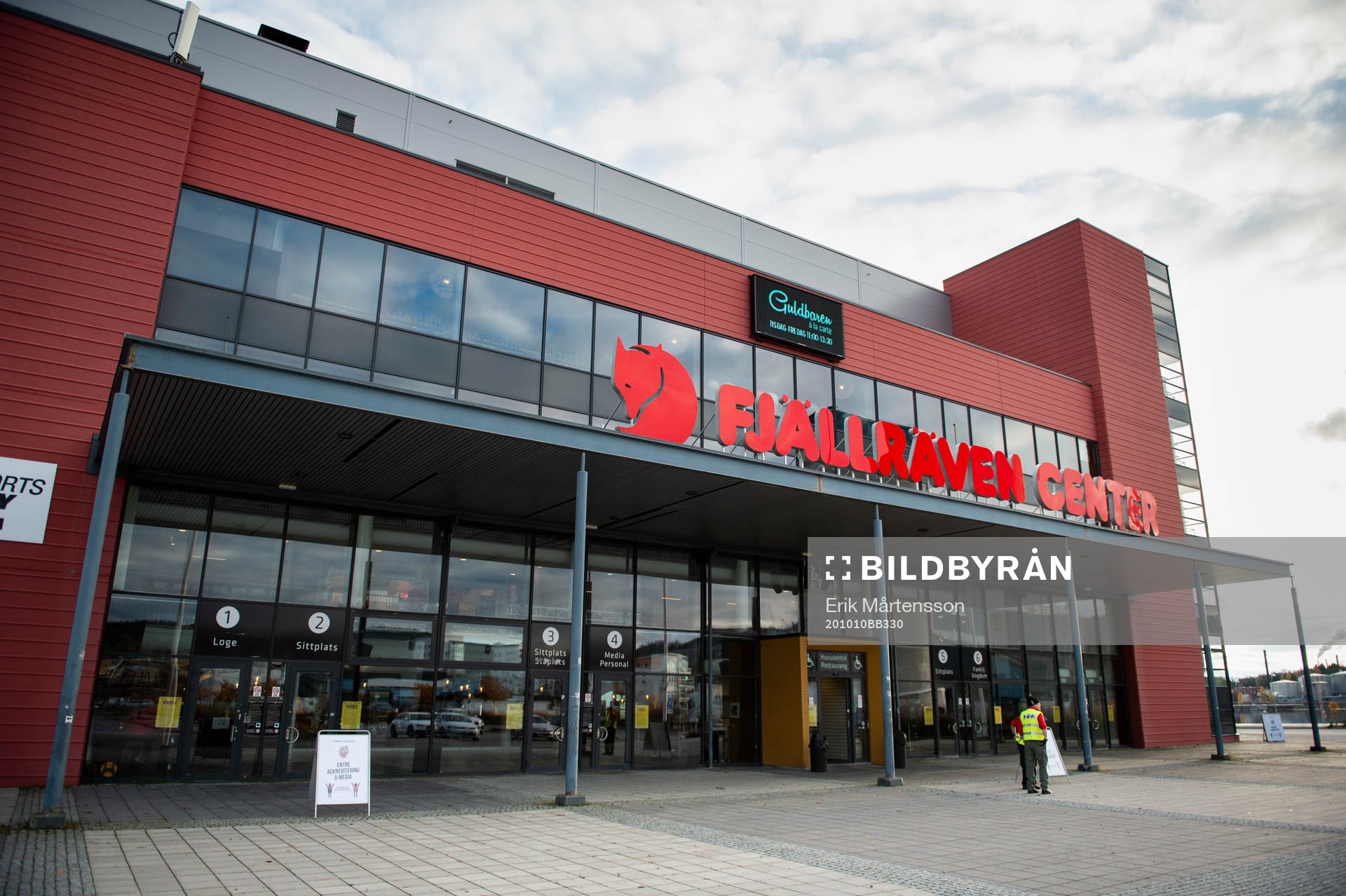 Exteriör av Fjällräven Center