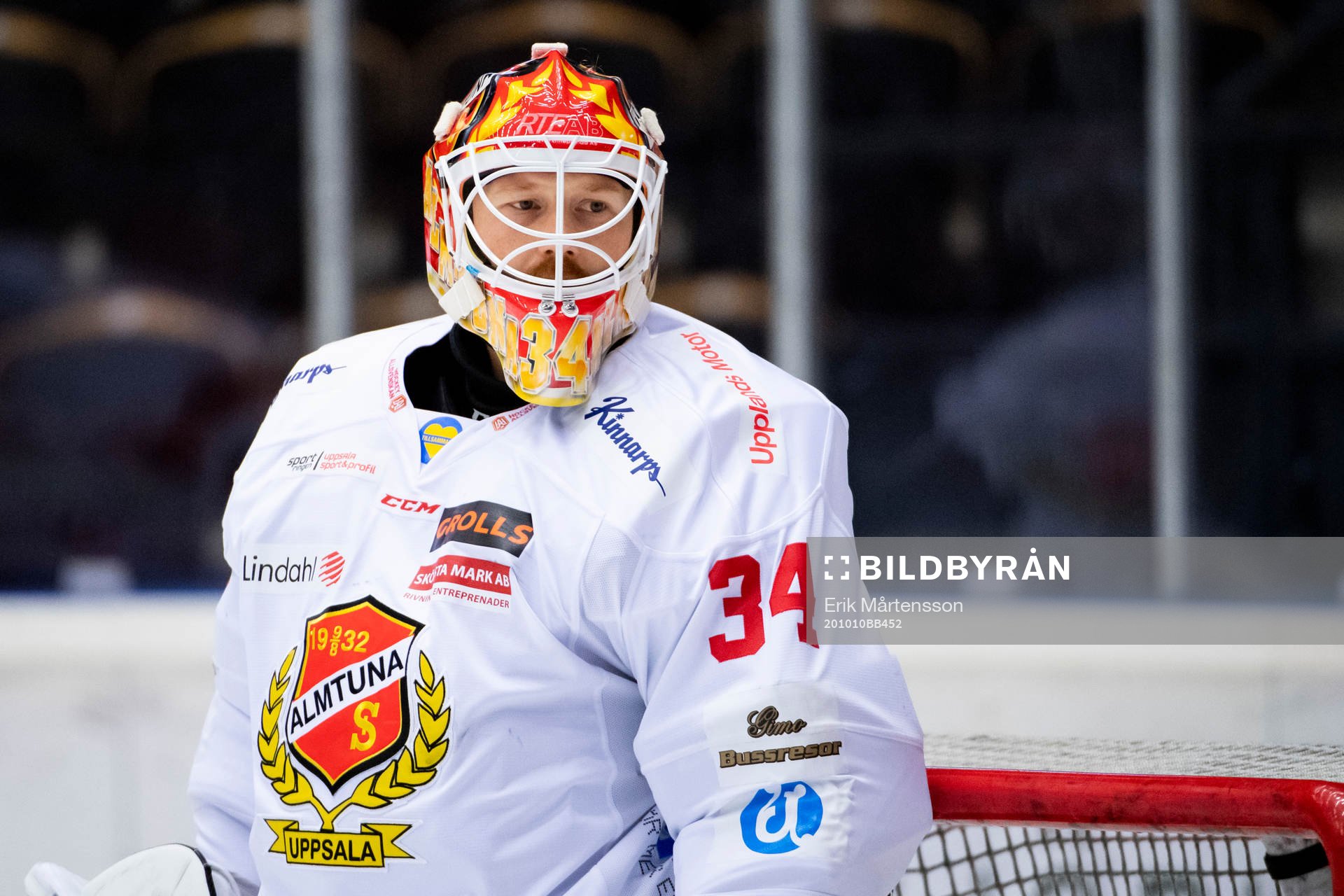 Almtunas målvakt Erik Hanses
