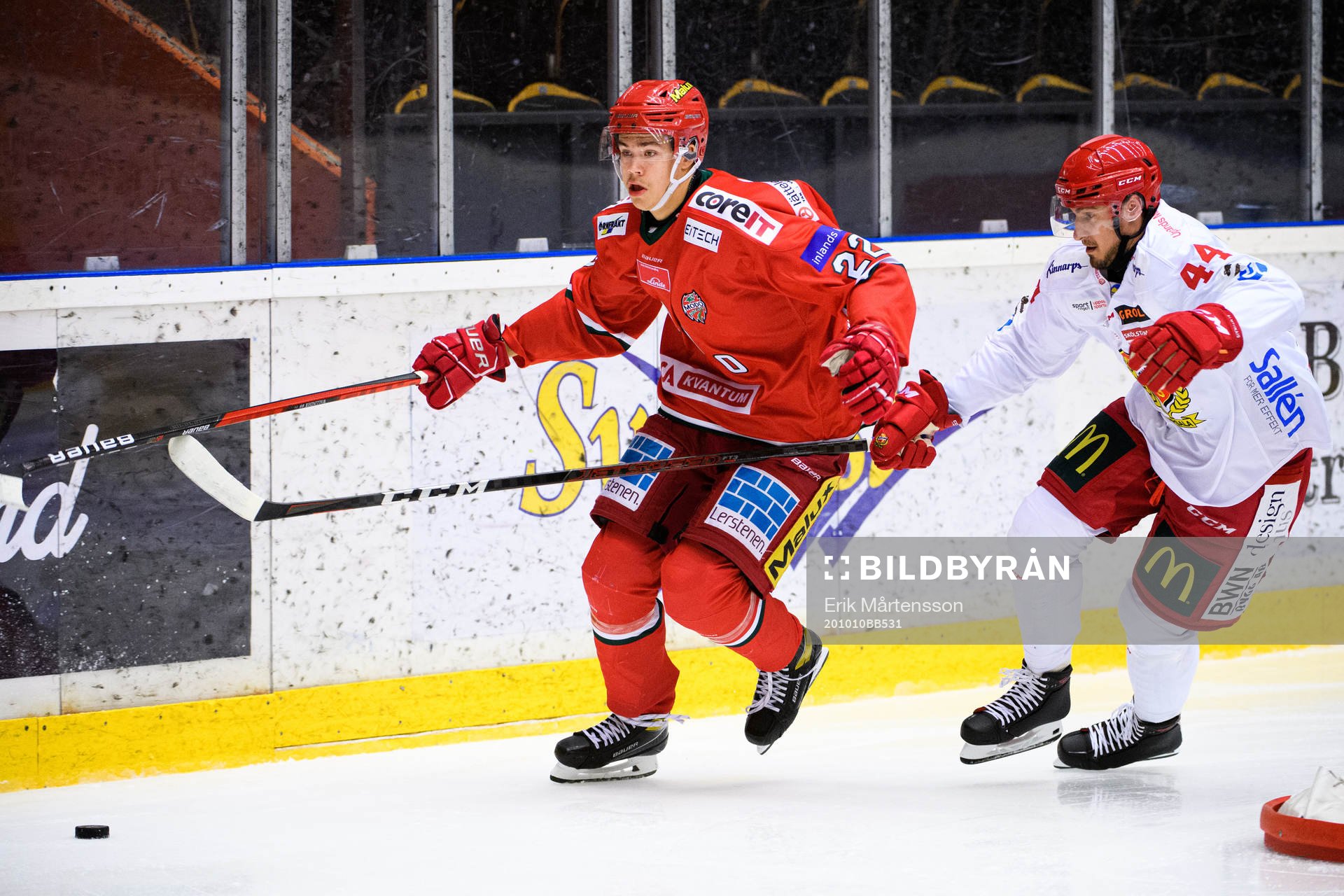 Modos William Wallinder och Almtunas Nikolai Belov