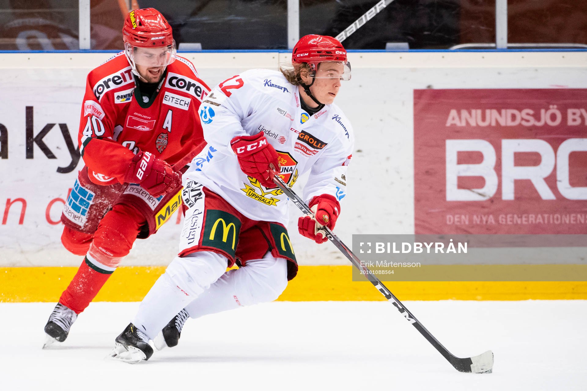 Modos Kalle Jellvert  och Almtunas Tim Söderlund