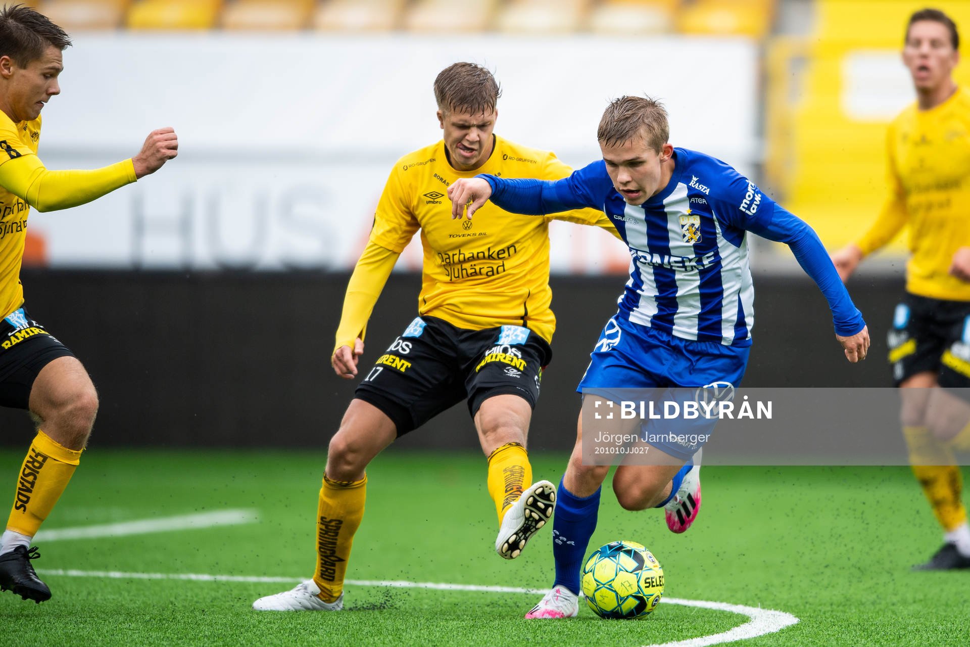 IFK Göteborgs Isak Dahlqvist och Elfsborgs Kevin Holmén